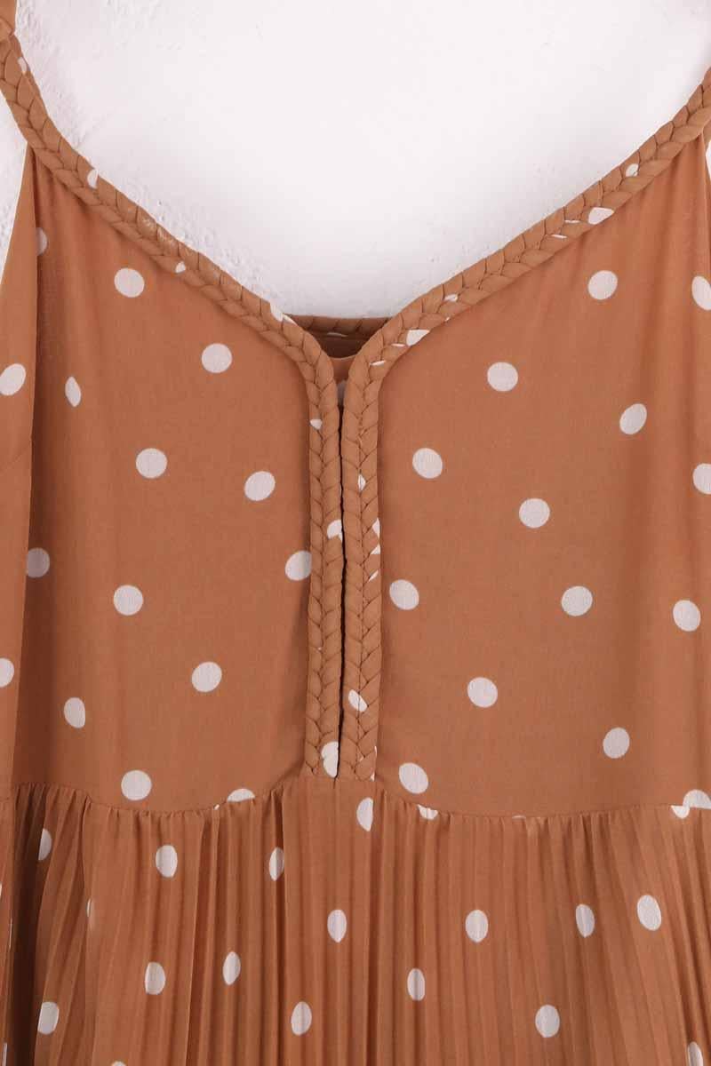 Robe SEZANE - Seconde main Marron