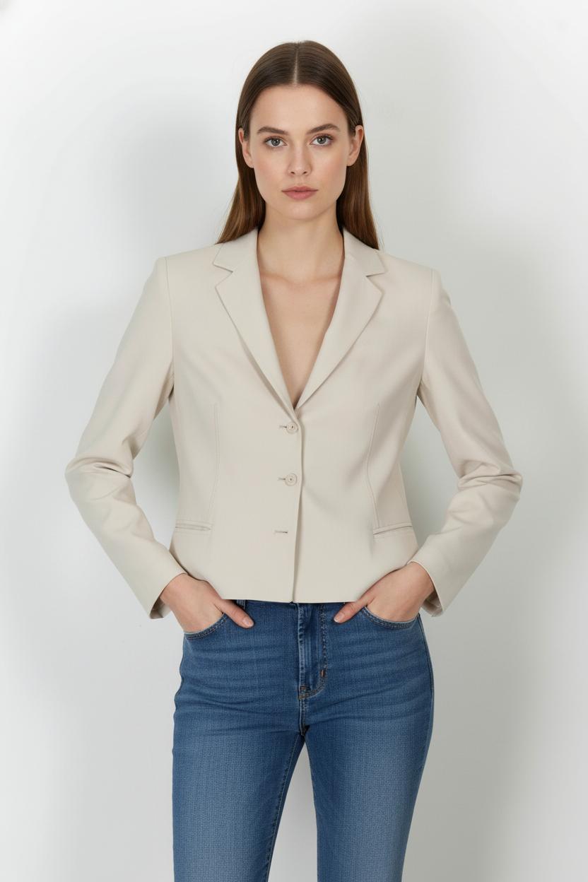 Jacket TARA JARMON - Seconde Main Beige