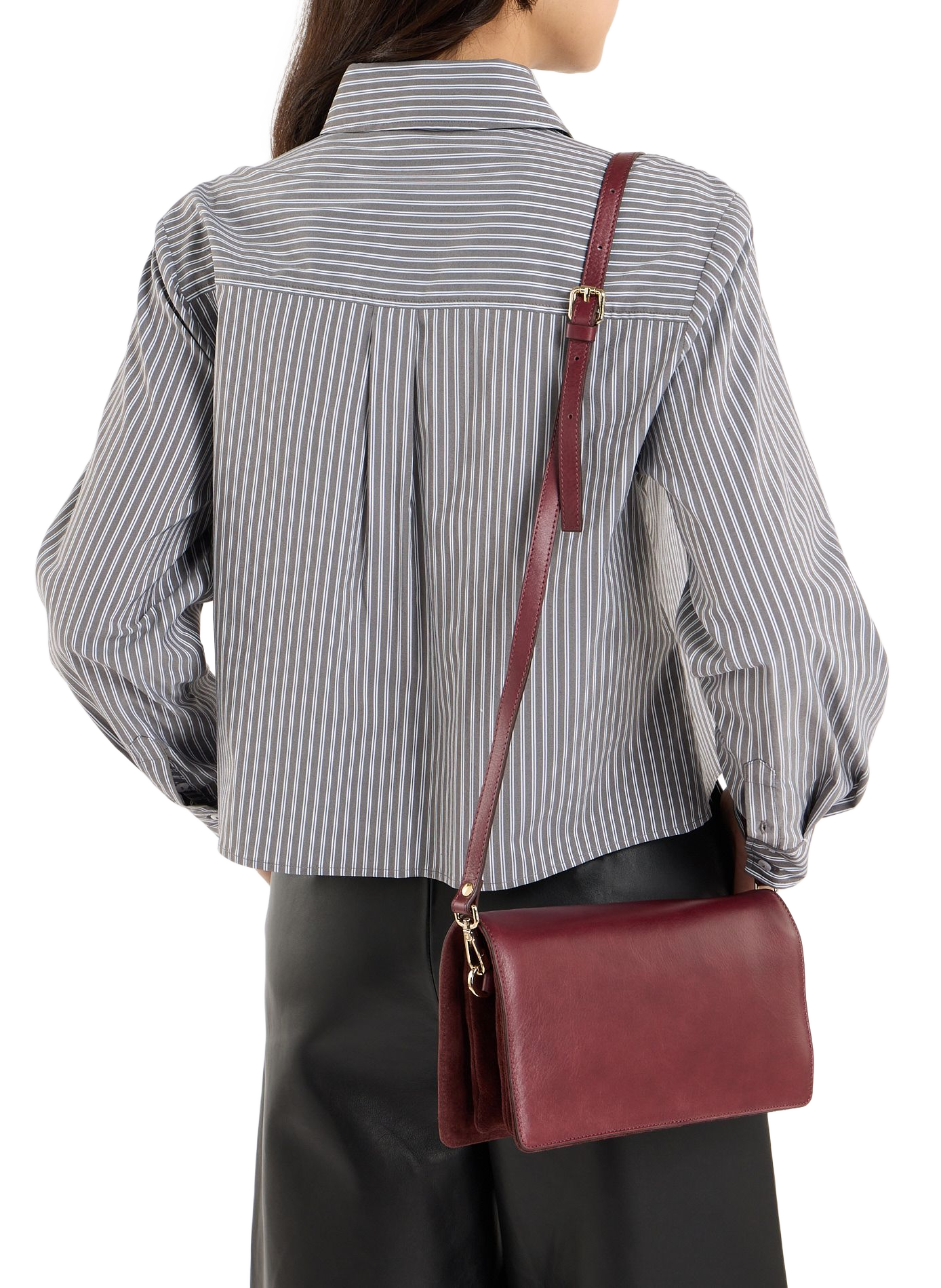 Leather crossbody bag SAISON 1865 Red