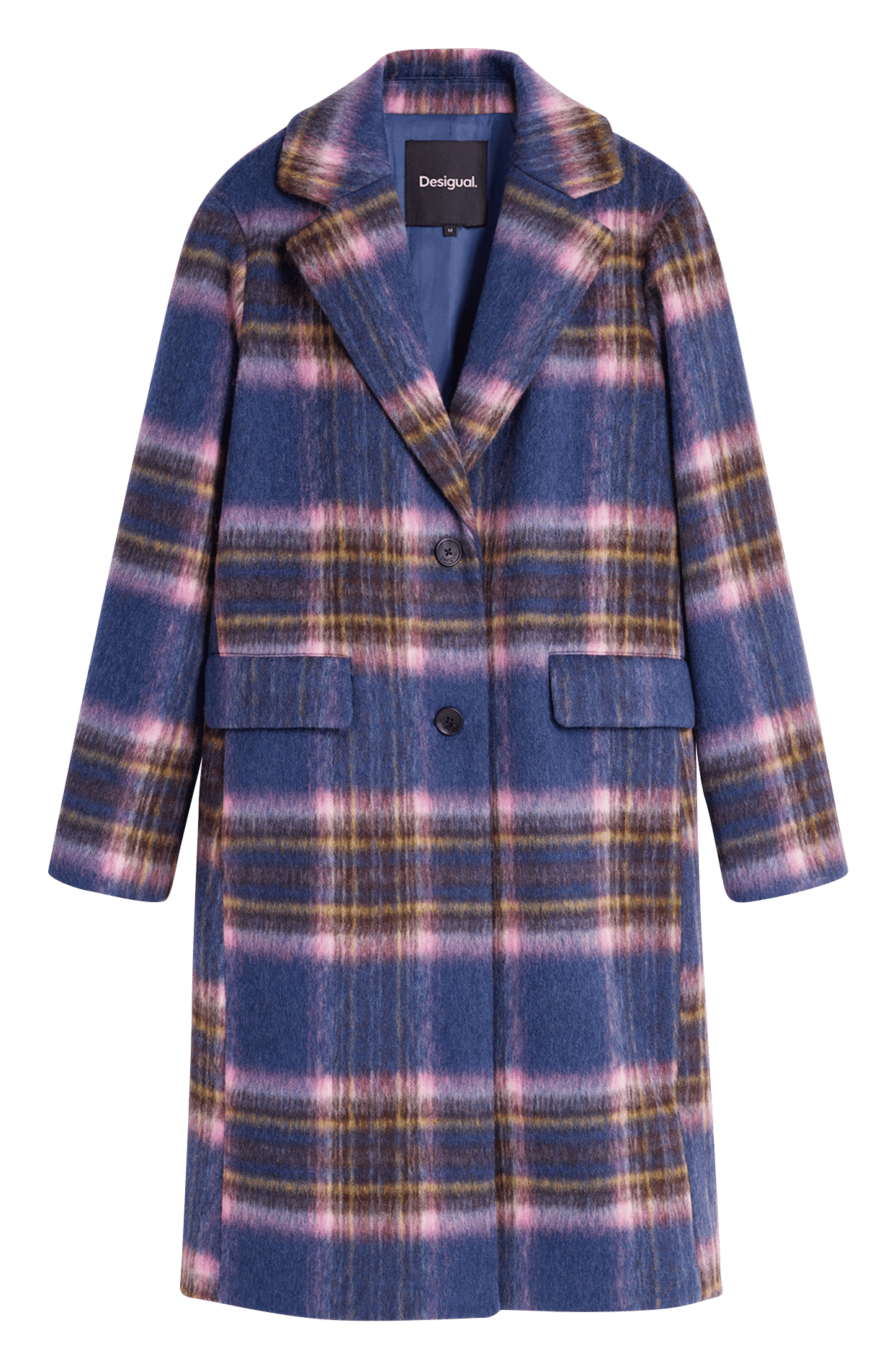 Manteau col tailleur  DESIGUAL Bleu