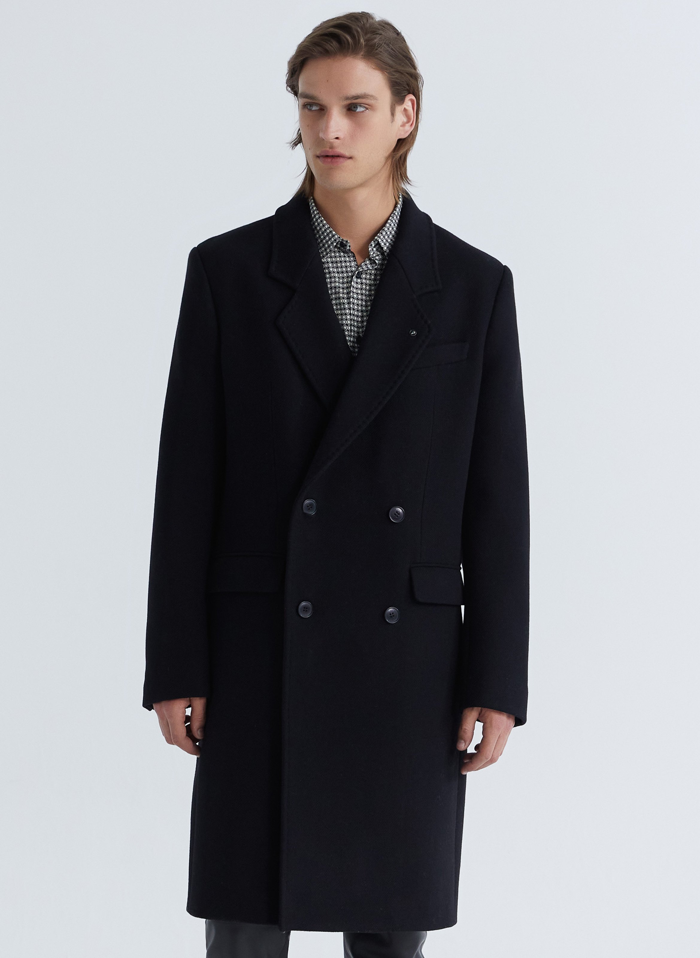 Manteau discount homme cintré