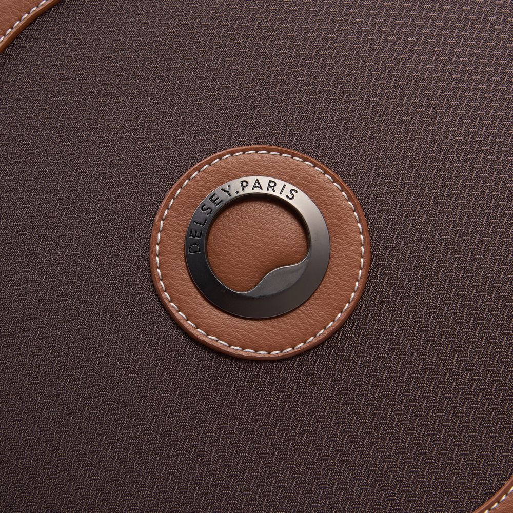 Soft cabin suitcase DELSEY PARIS Brown