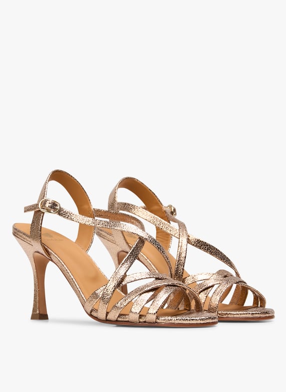 Sandales Fines À Lanières En PU Noir Et Talons | Chaussures | PLT FR Sandales Fines À Lanières En PU Noir Et Talons | Chaussures | PLT FR