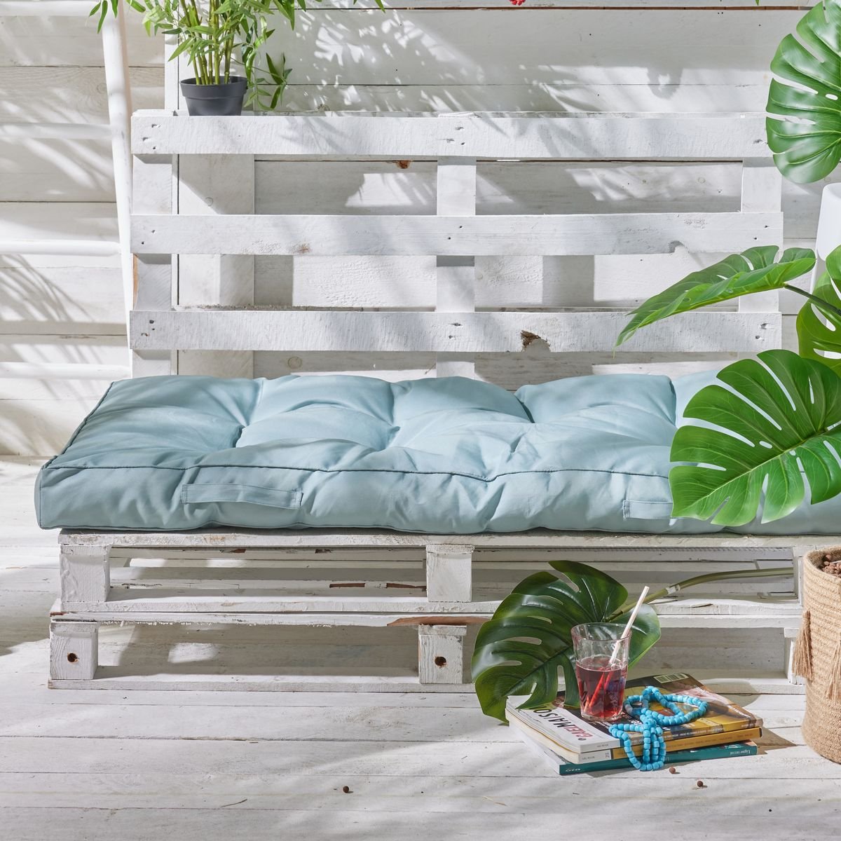 Water-repellent pallet mattress TODAY LINGE DE MAISON Green