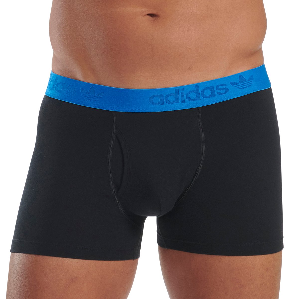 Boxer shorts, pack of 2, printed comfy cotton ADIDAS UNDERWEAR Black