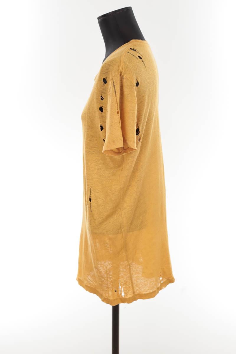 Linen T-shirt IRO - Seconde Main Yellow