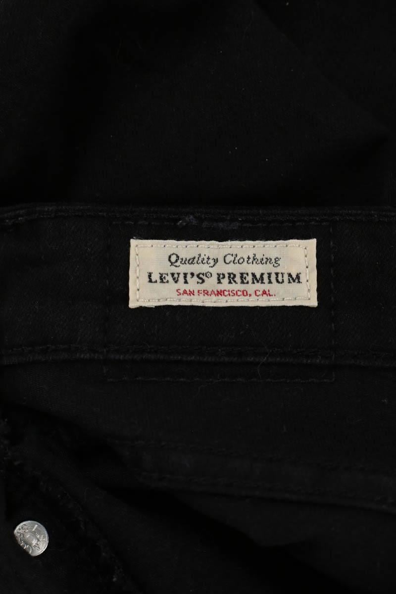 Cotton skinny jeans LEVI'S - Seconde main Black