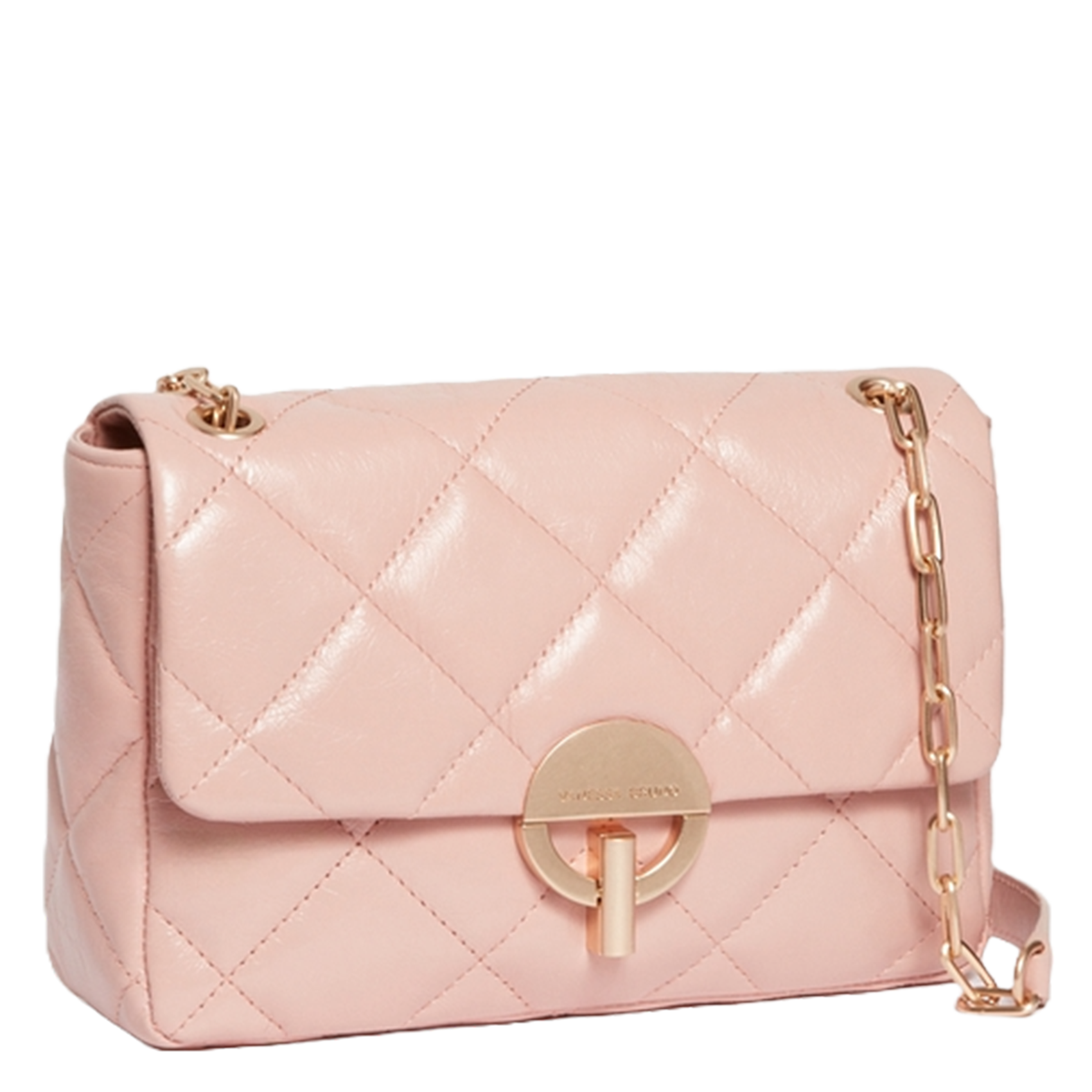 Sac bandoulière en cuir VANESSA BRUNO Rose