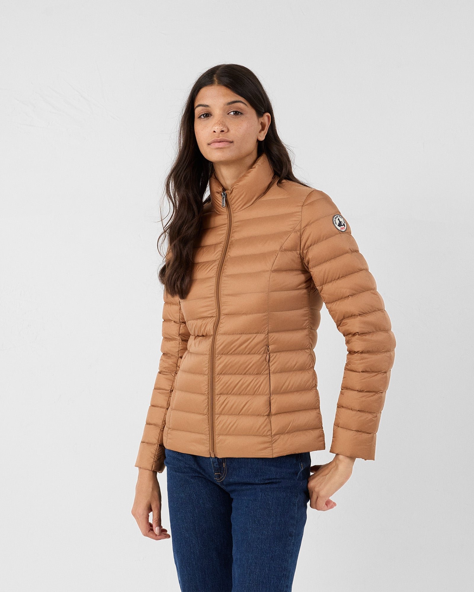 Lightweight down jacket JOTT Brown