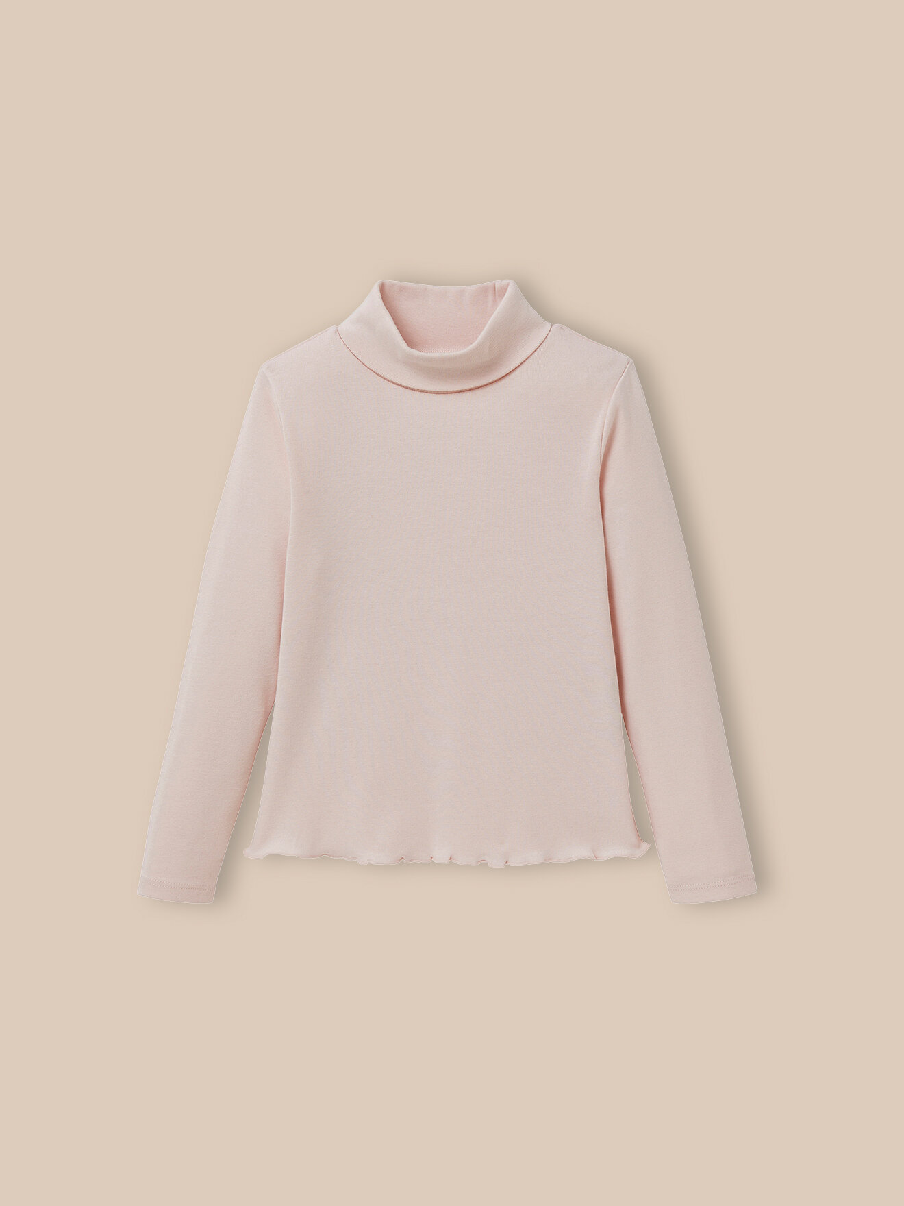 High neck organic cotton sweater CYRILLUS