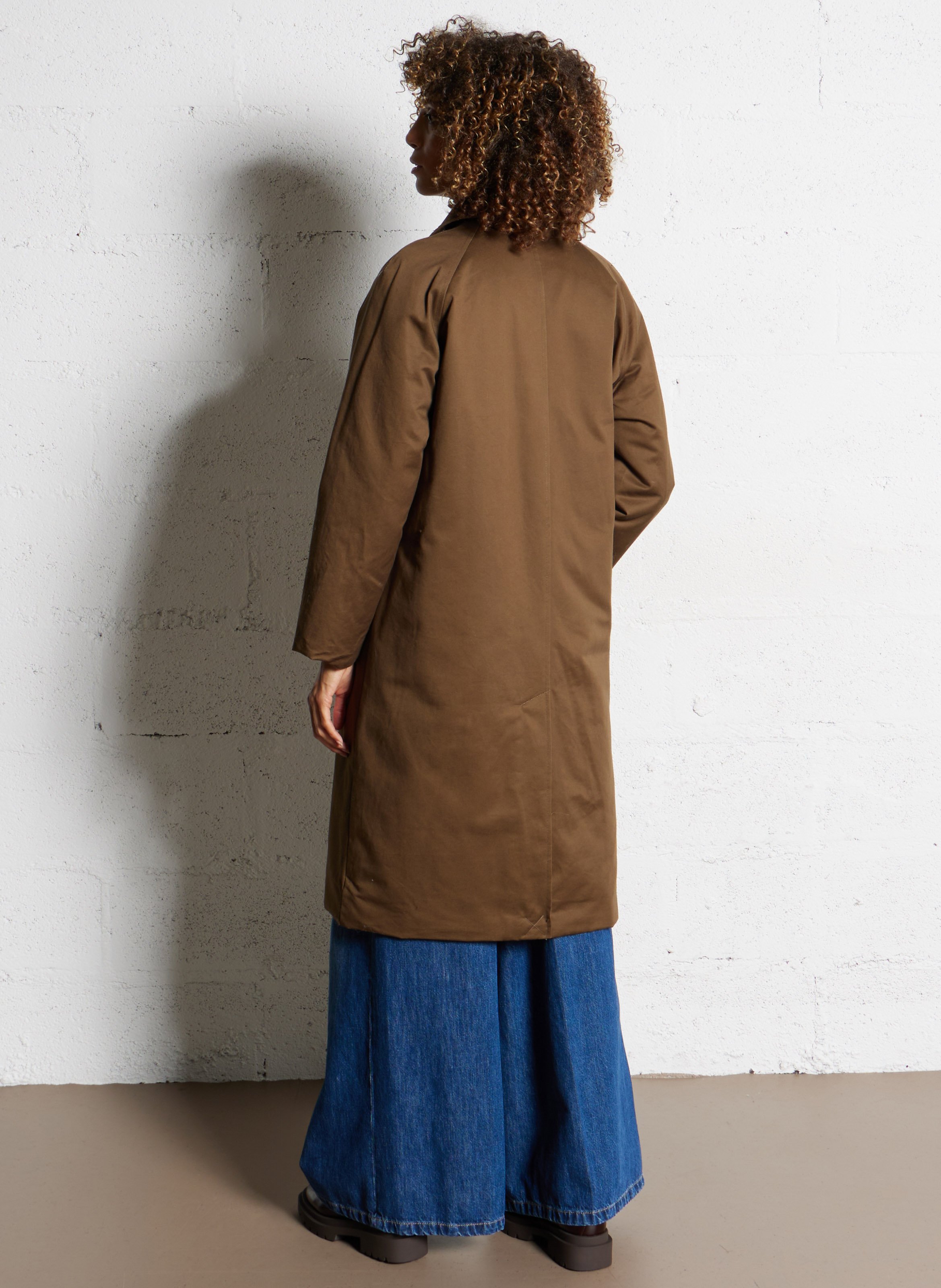 Parka col classique en coton  MAISON 123 Kaki