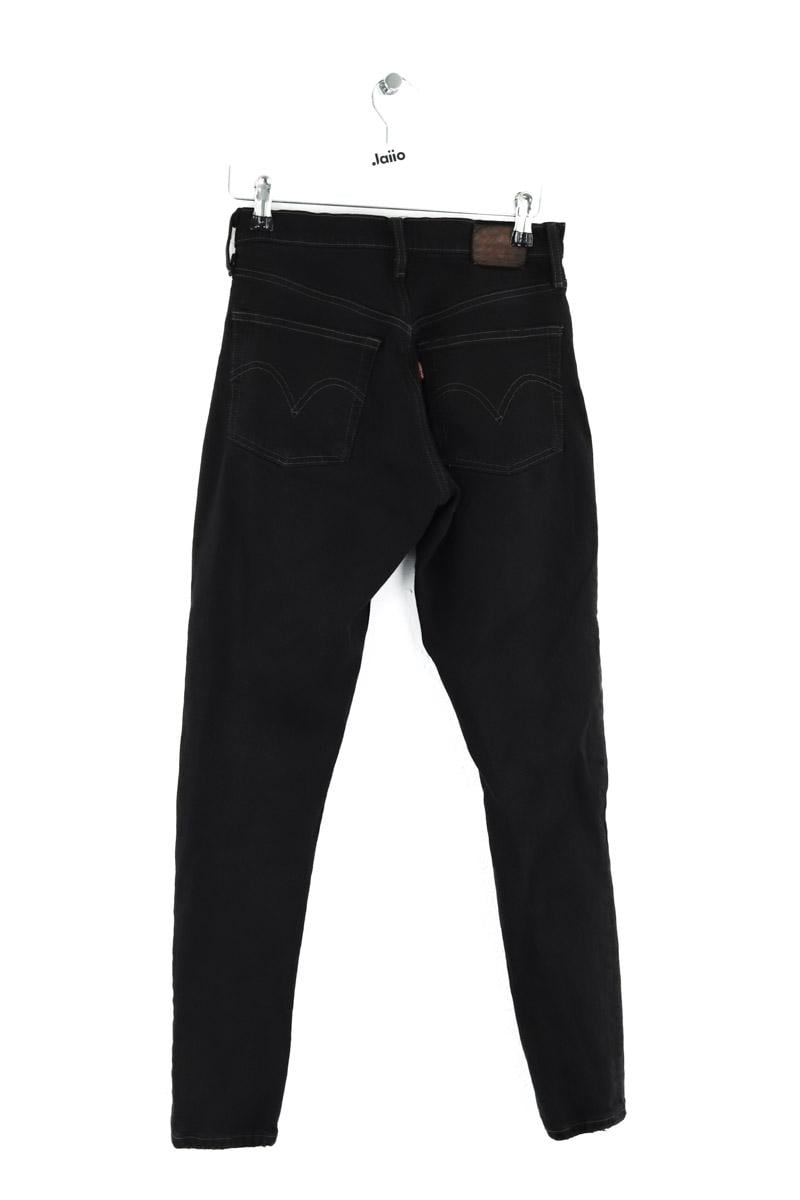 Slim-fit stretch cotton jeans with regular waist LEVI'S - Seconde main Black
