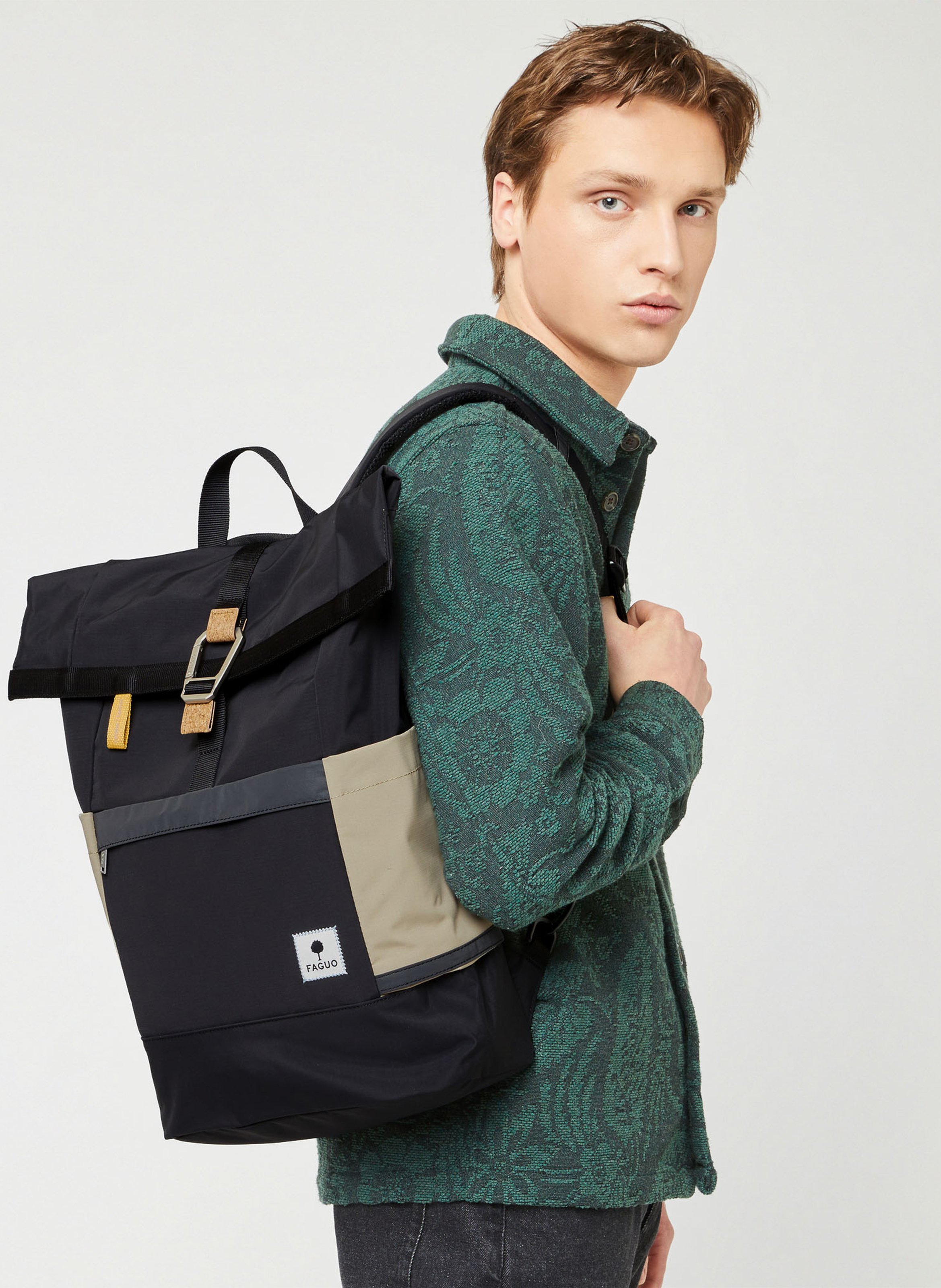 Wanderrucksack zum Fahrradrucksack umwandelbar FAGUO Blau