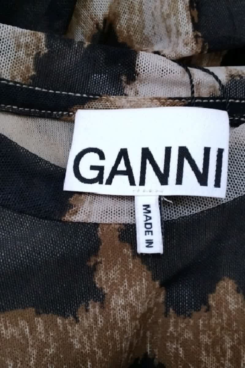 T-shirt GANNI - Seconde Main Brown