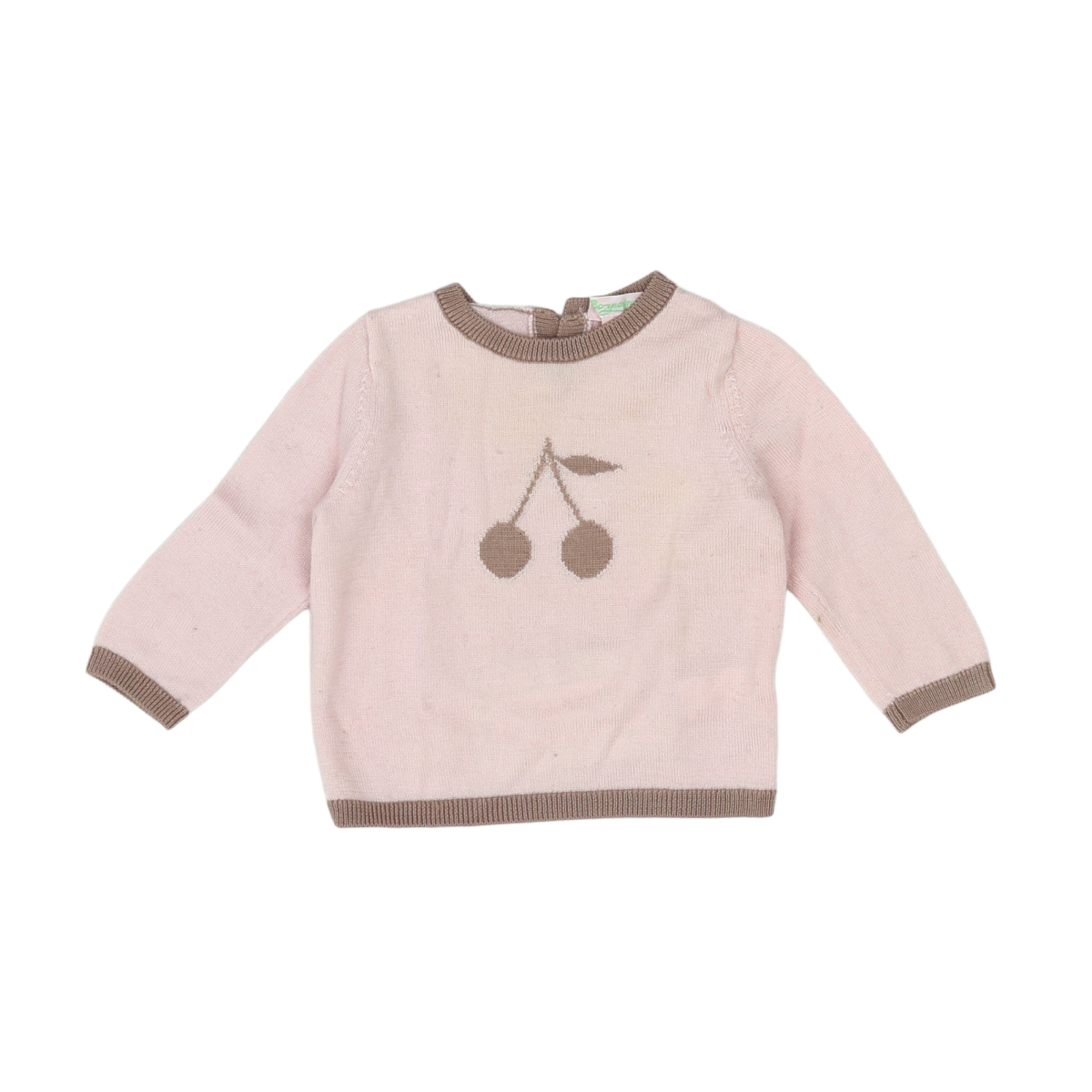 Pink baby sweater - 6 months BONPOINT - Seconde Main Pink
