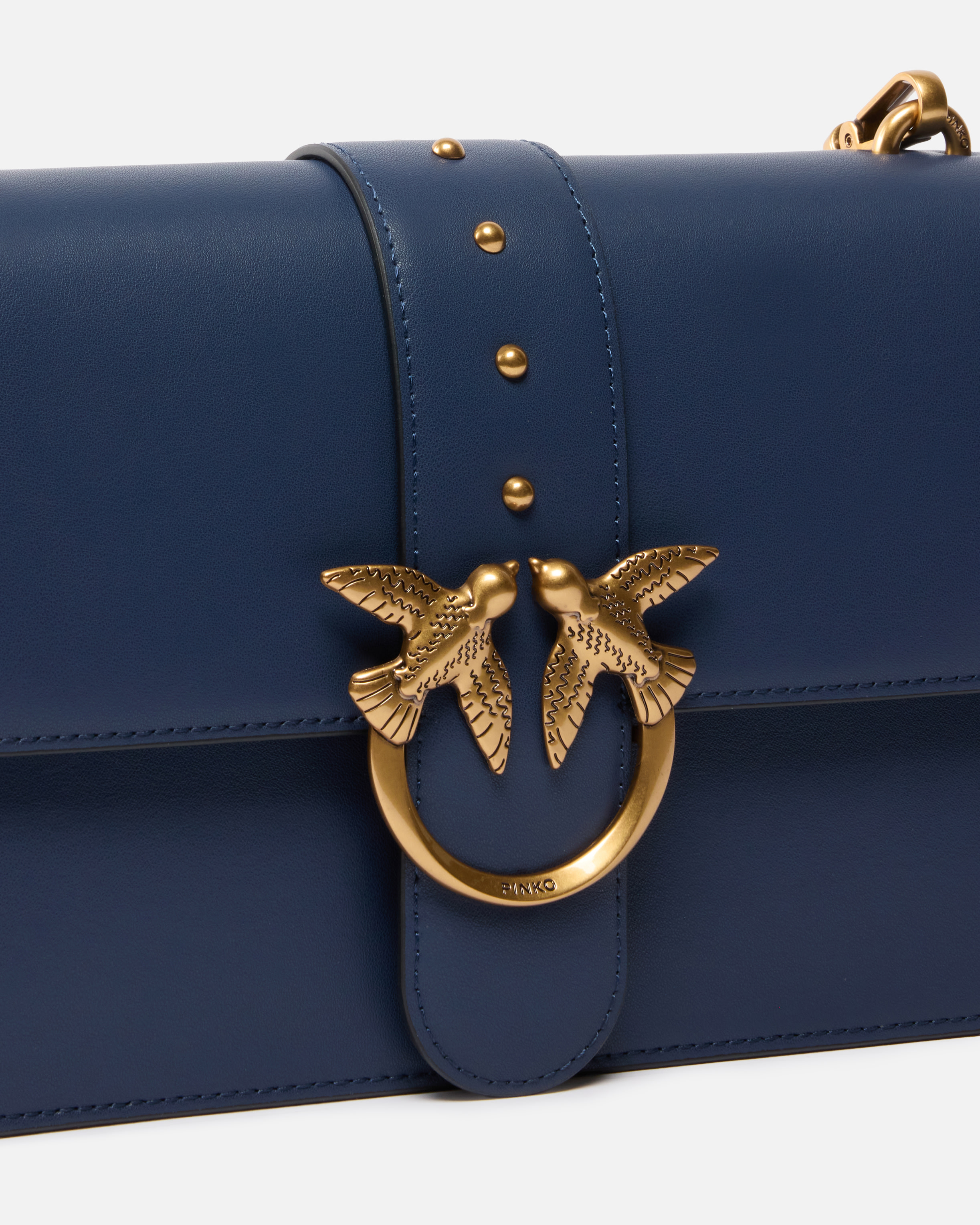 Medium Love Bag One leather handbag PINKO Multicolored