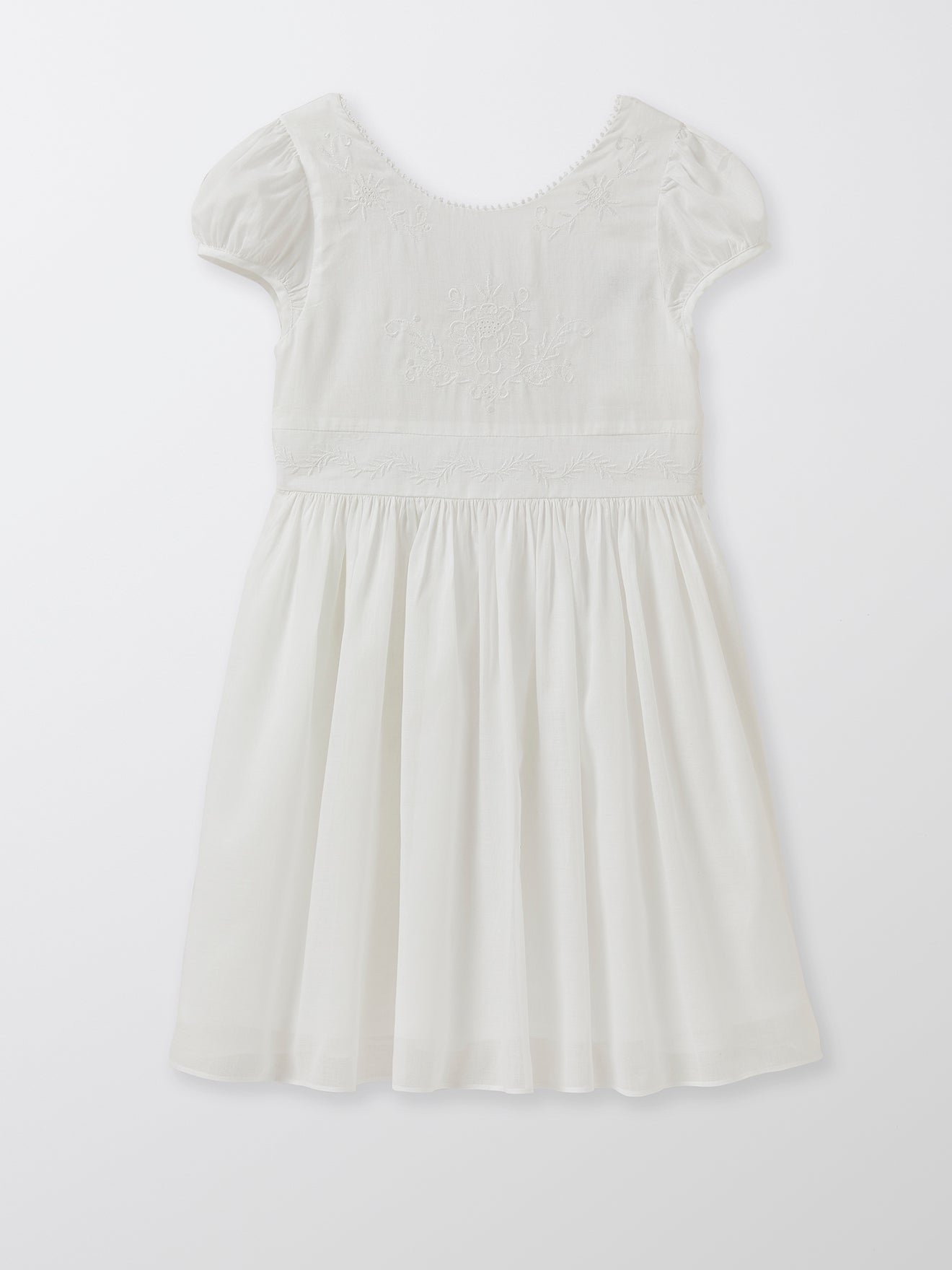 Cotton dress CYRILLUS White