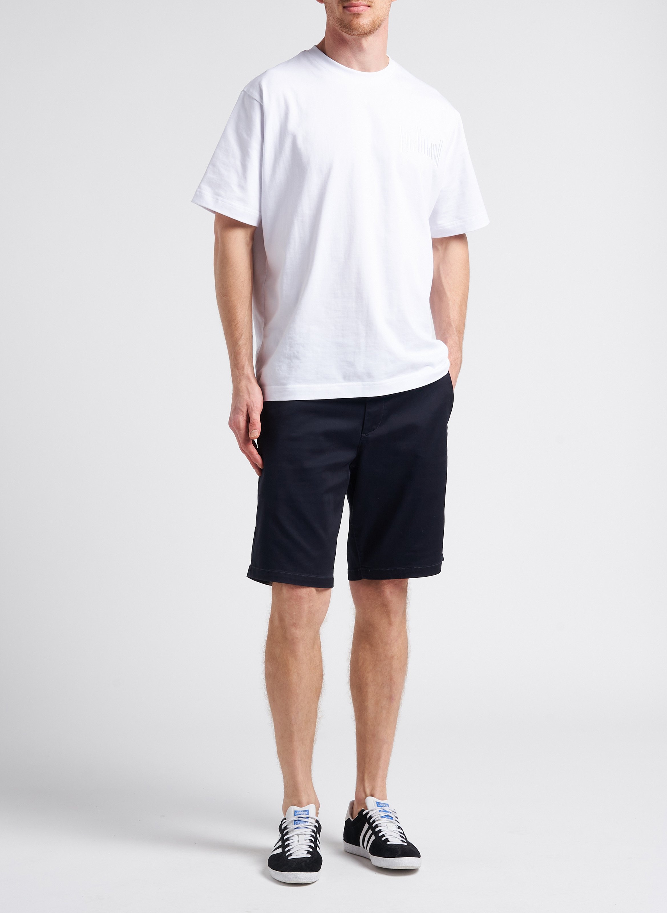 Short en coton mélangé  ARMANI EXCHANGE Bleu