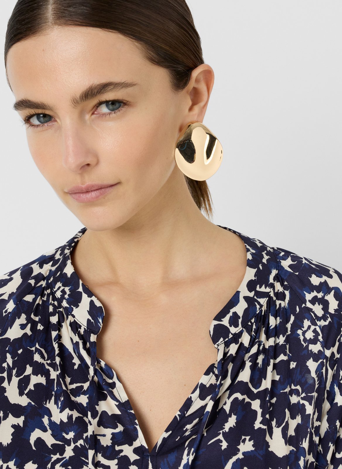 Robe courte ample imprimée GERARD DAREL Bleu