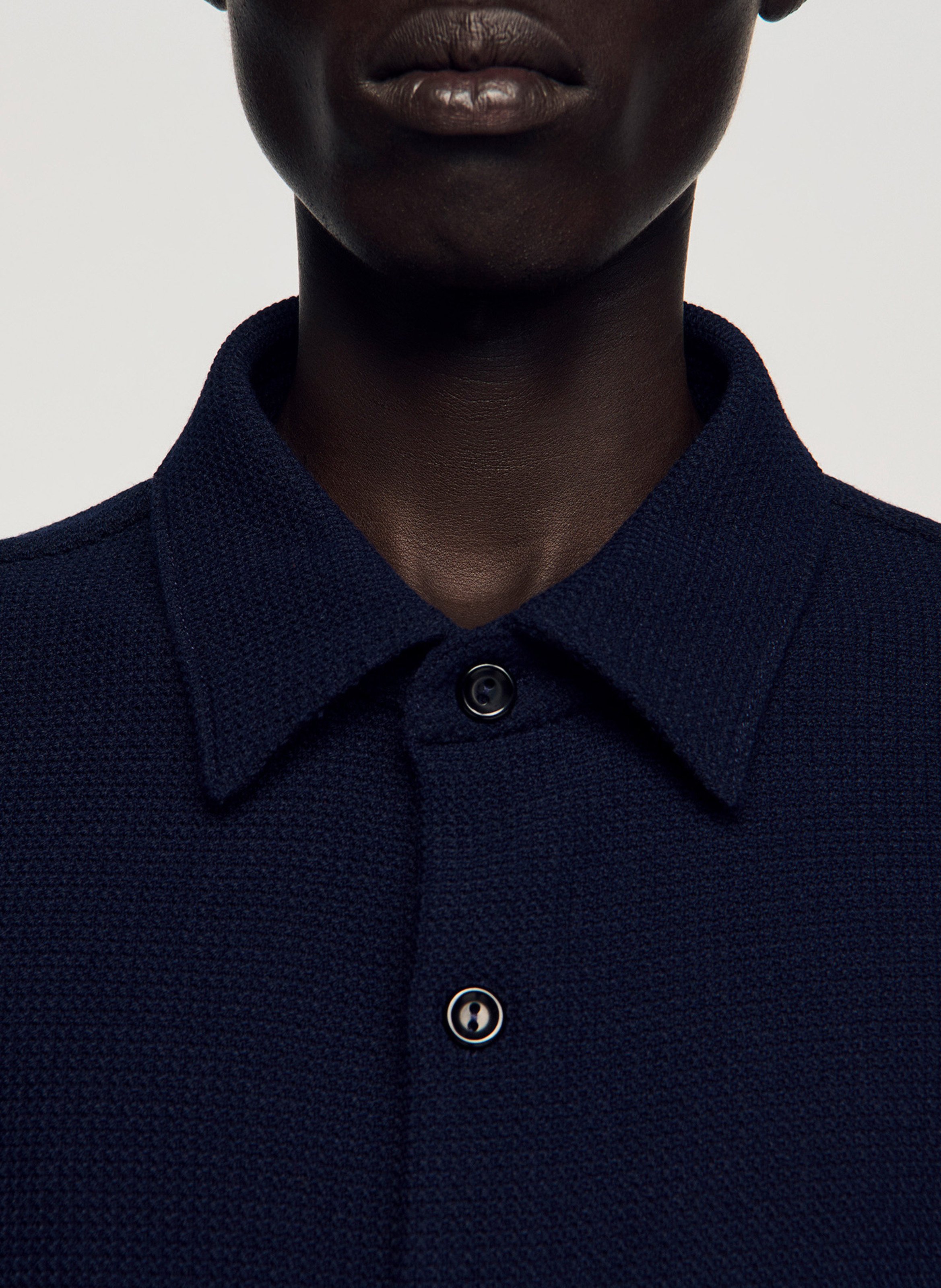 Polo regular-fit SANDRO Bleu