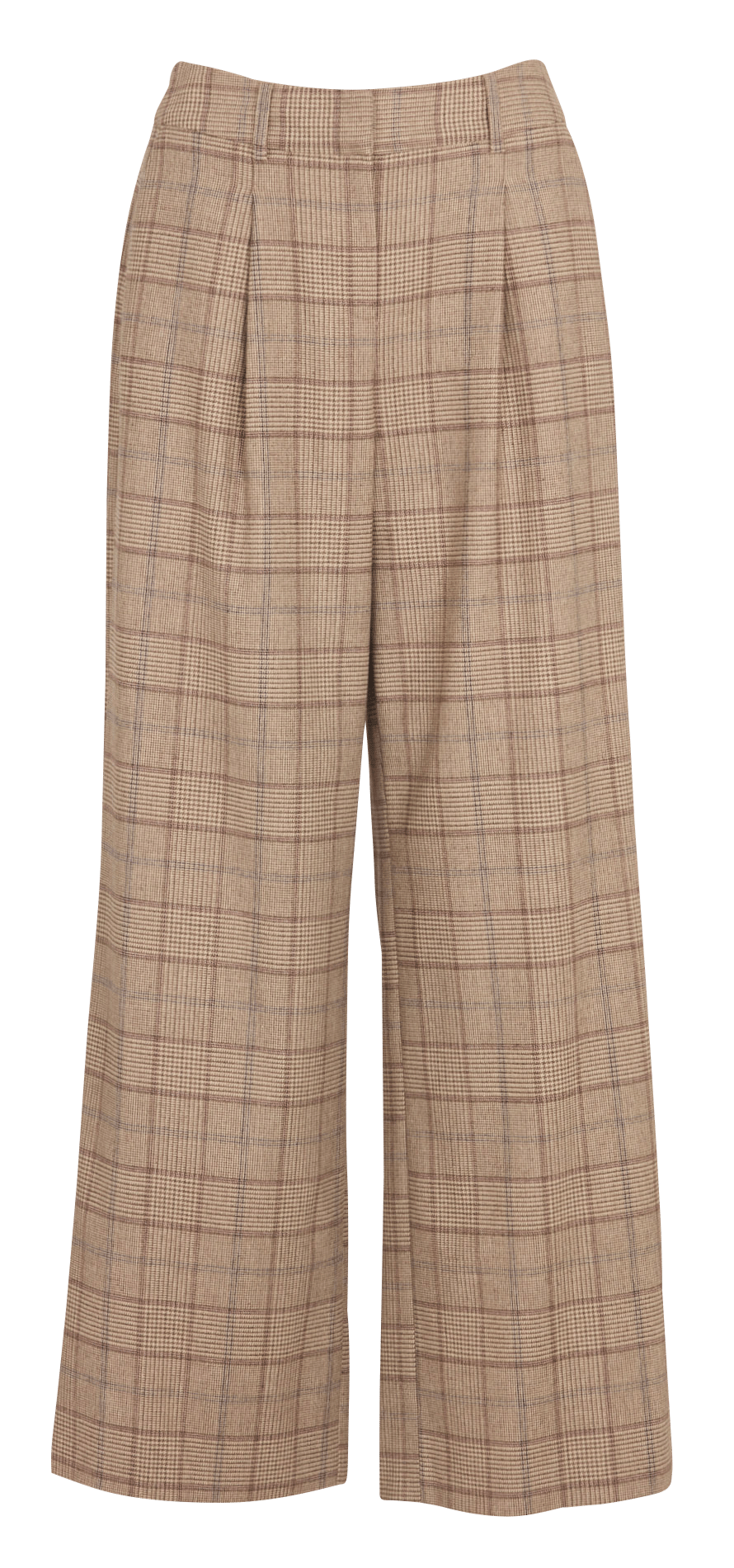 Straight-fit, geruite broek MAISON 123 Beige