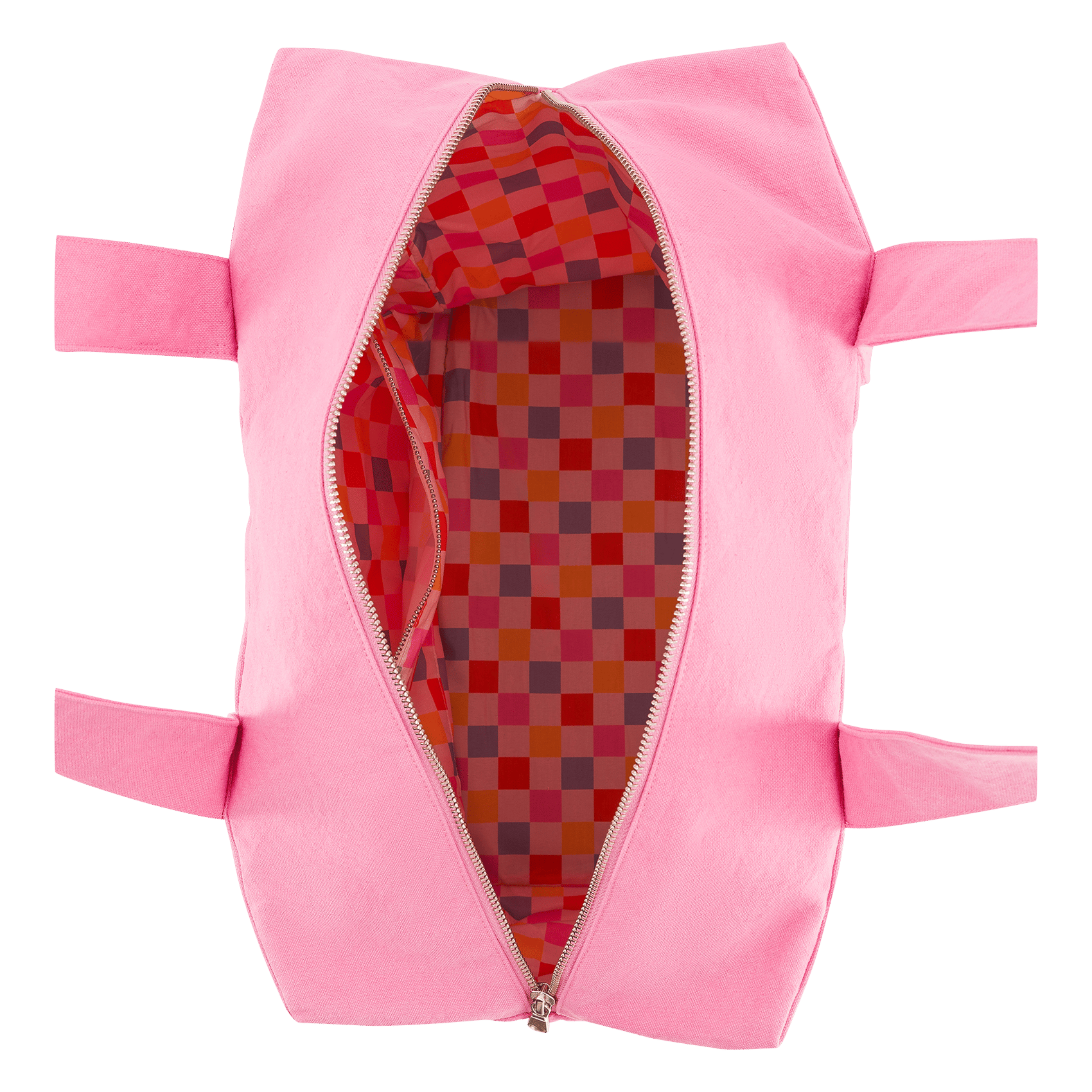 Sac week-end en coton recyclé mélangé RIVEDROITE PARIS Rose