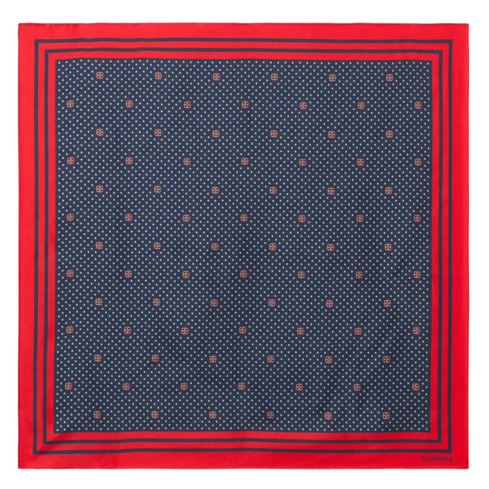 Foulard van zijde met print CLAUDIE PIERLOT Veelkleurig