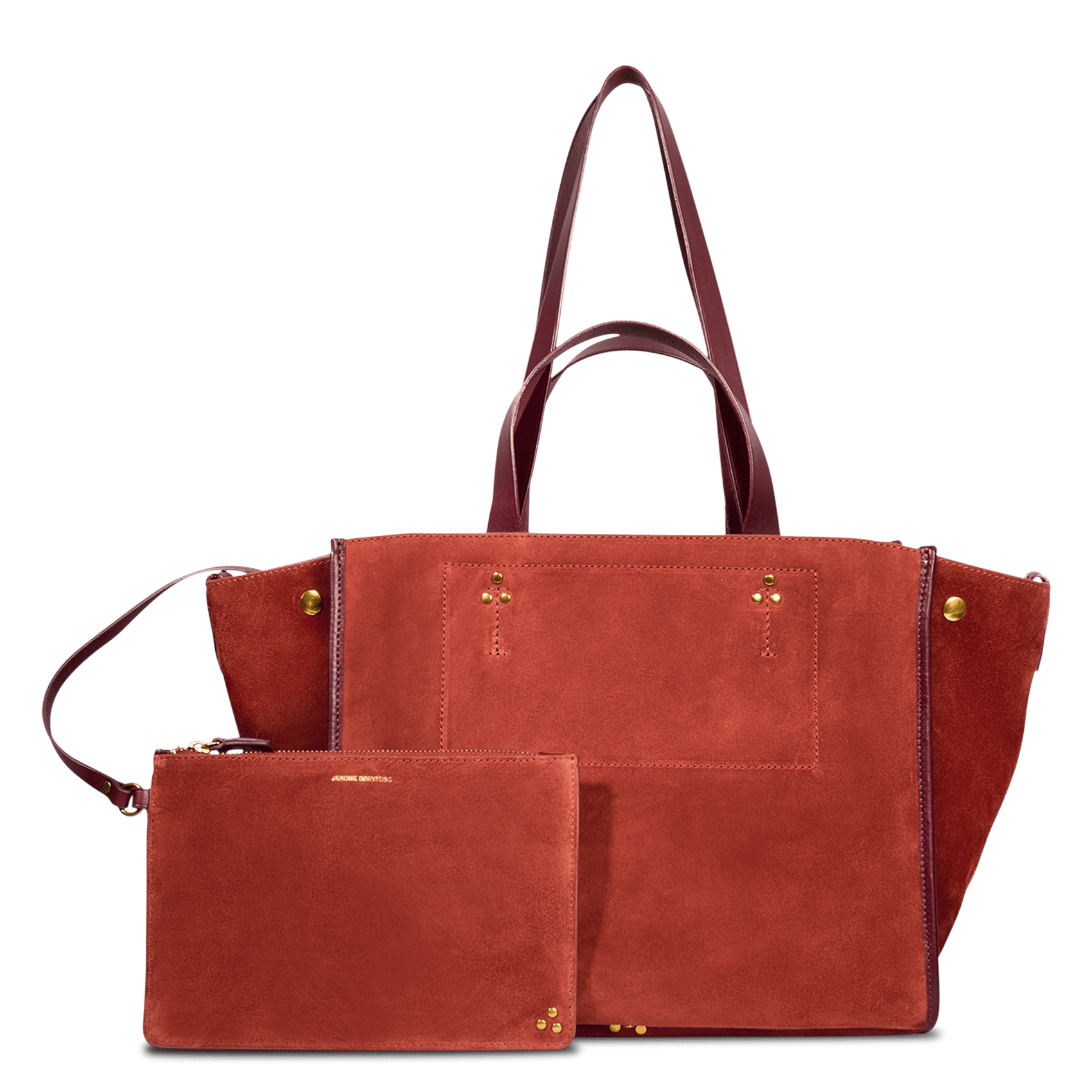 Leather tote bag JEROME DREYFUSS