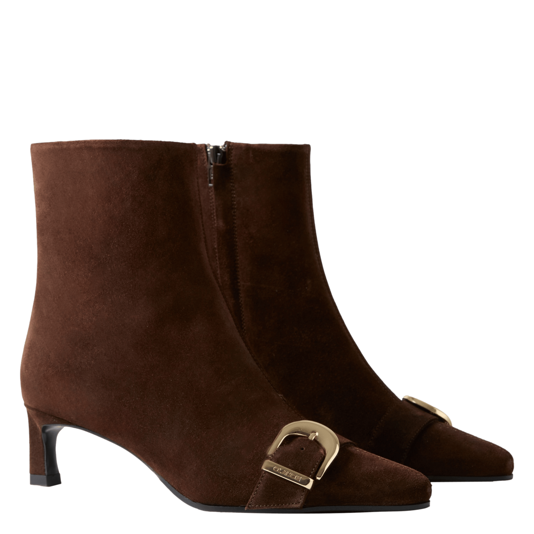 Bottines en cuir CLAUDIE PIERLOT Marron
