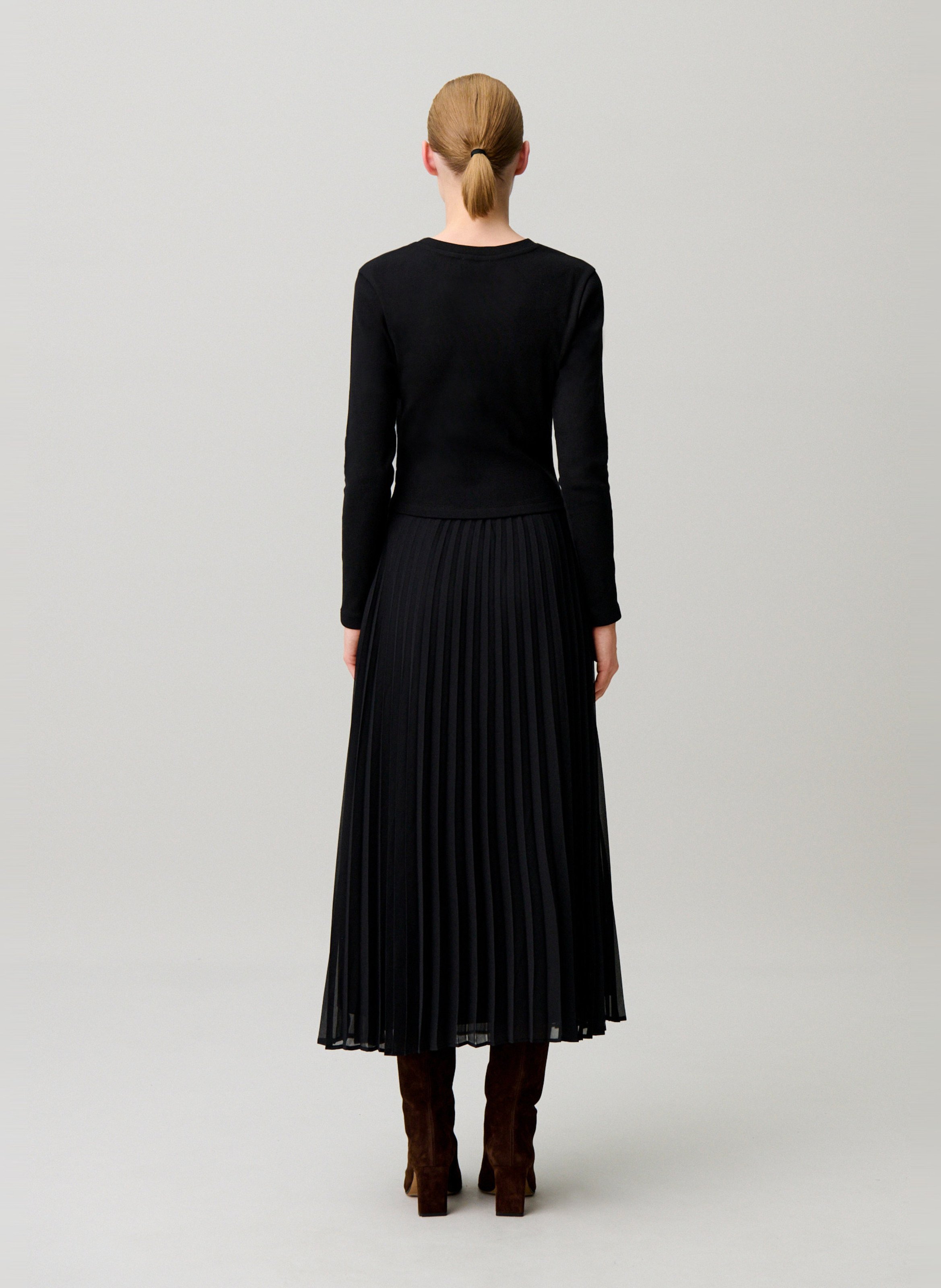 Robe longue évasée CLAUDIE PIERLOT Noir