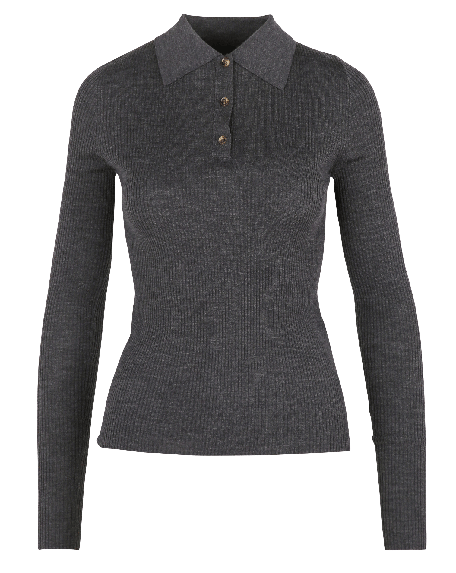 Schlanker Pullover mit Polokragen aus Mohair JC SOPHIE
