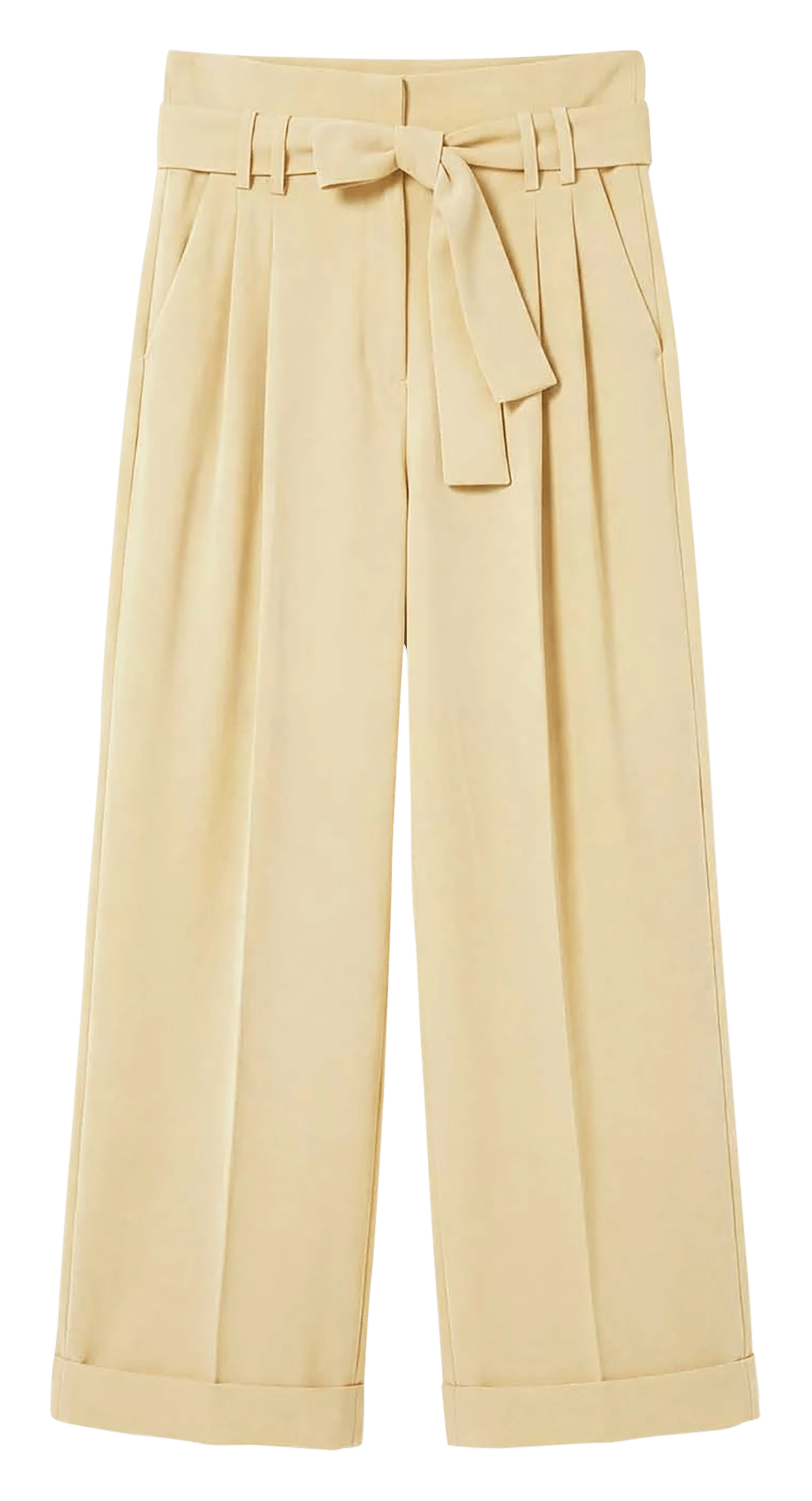 Pantalon large évasée TARA JARMON Jaune