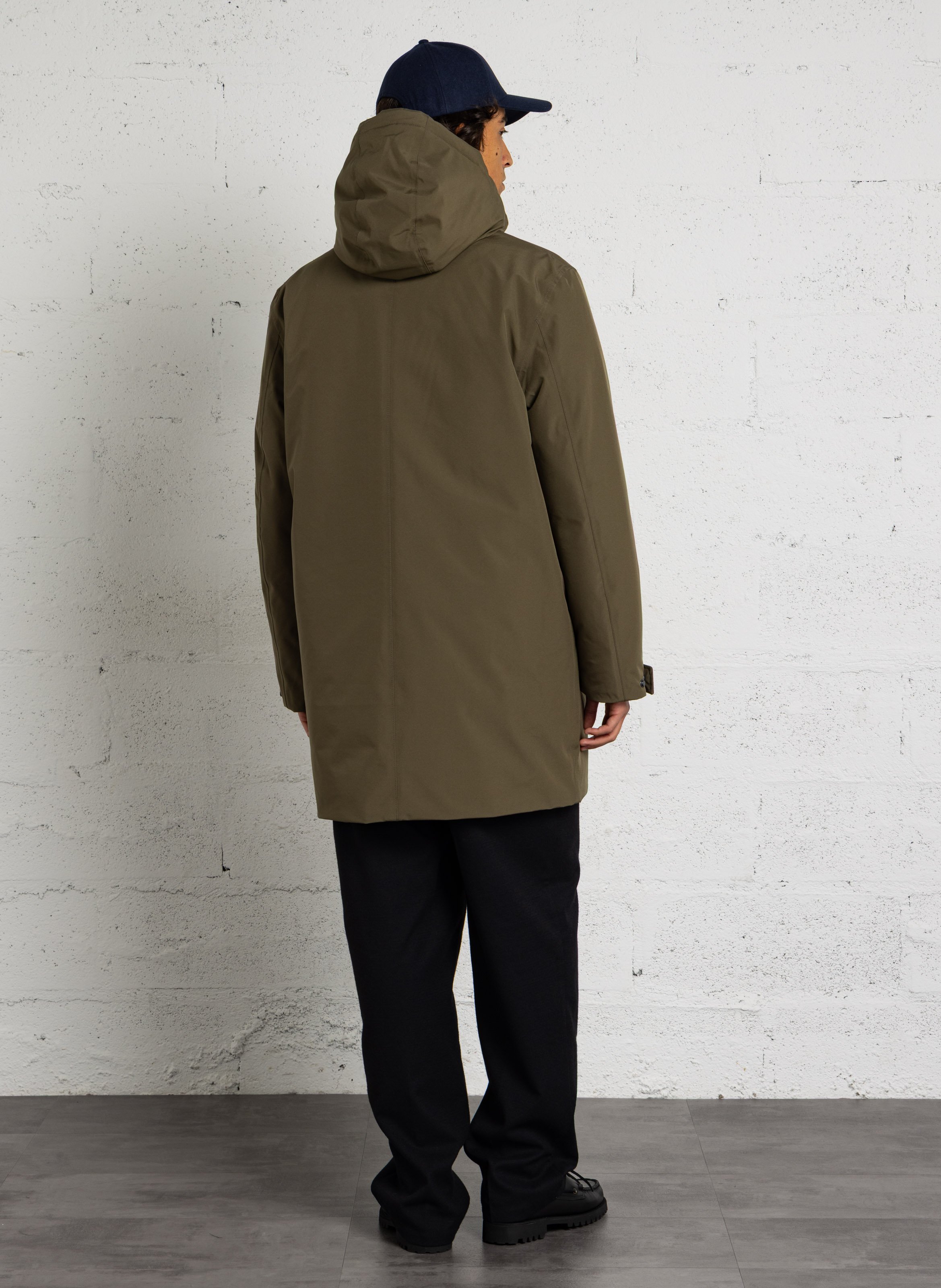 Waterdichte parka met opstaande kraag ARMOR LUX Groen