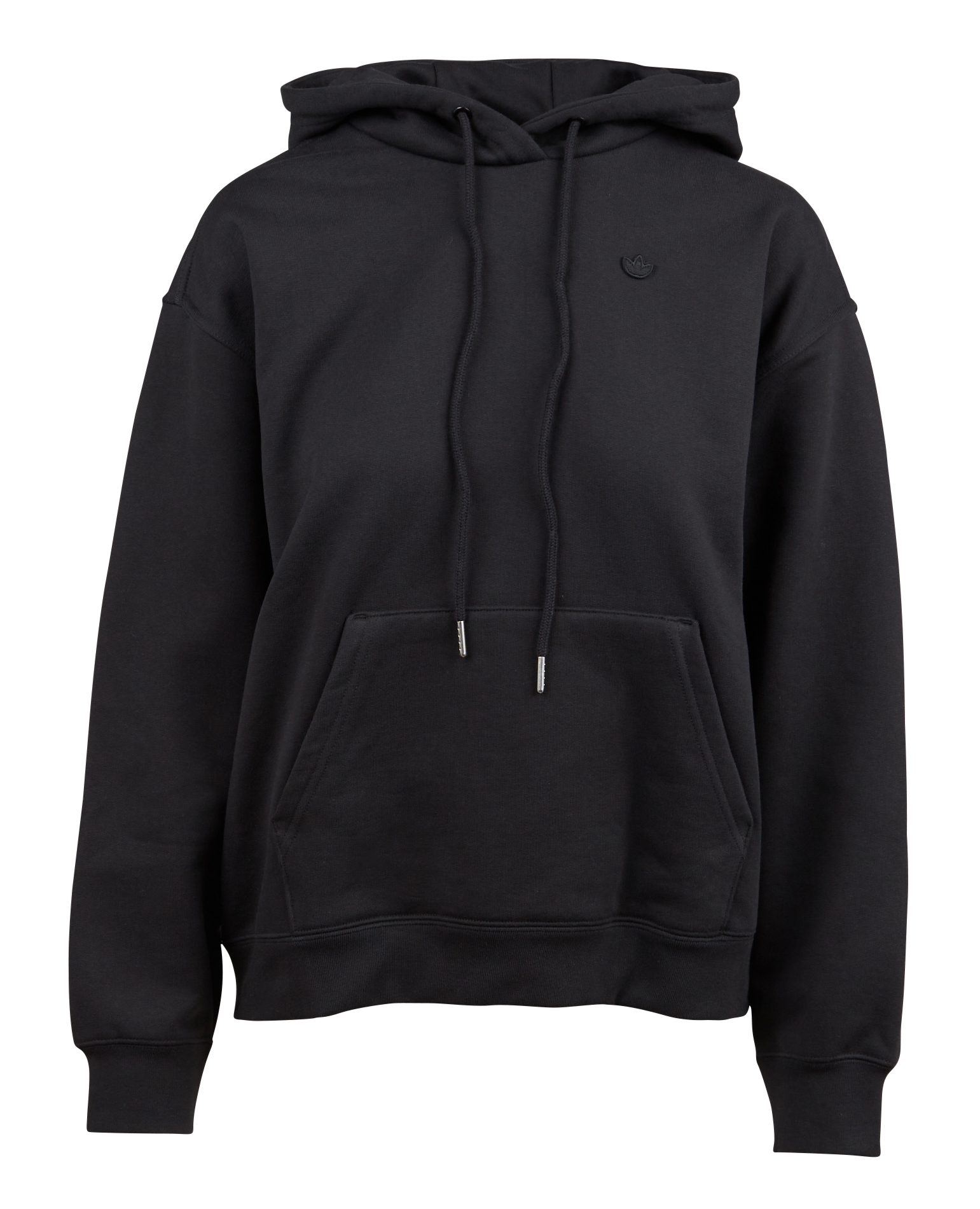Round-neck cotton sweatshirt ADIDAS Black