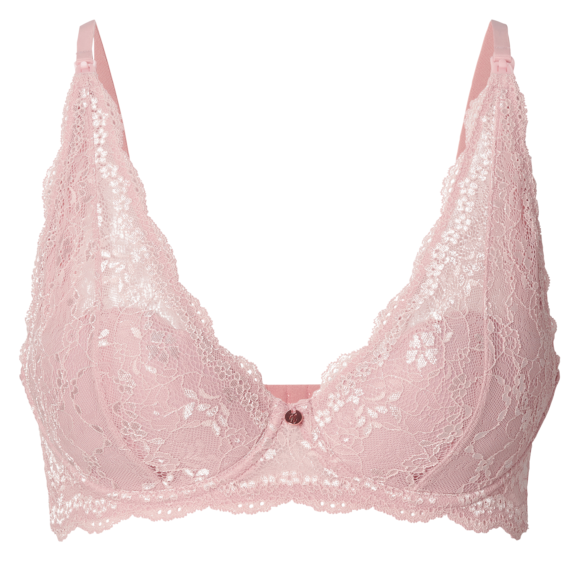 Lace nursing bra NOPPIES Pink