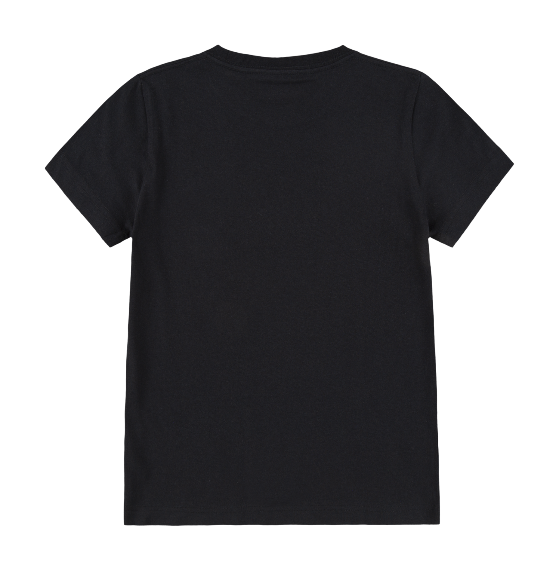 Tee-shirt col rond sérigraphié en coton LEVI'S KIDS Noir