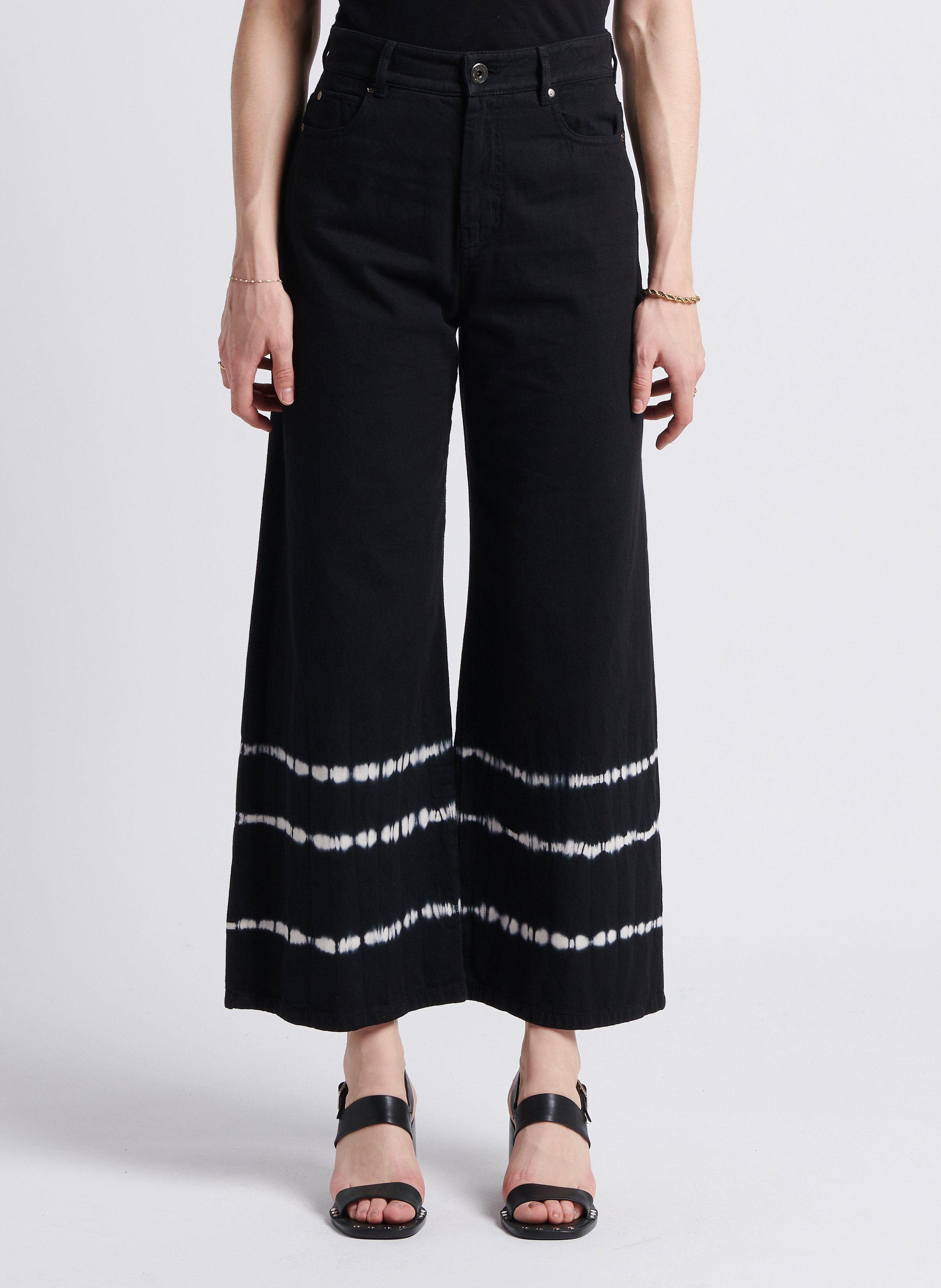 Jean patte d'eph taille haute MAX MARA WEEK END Blanc