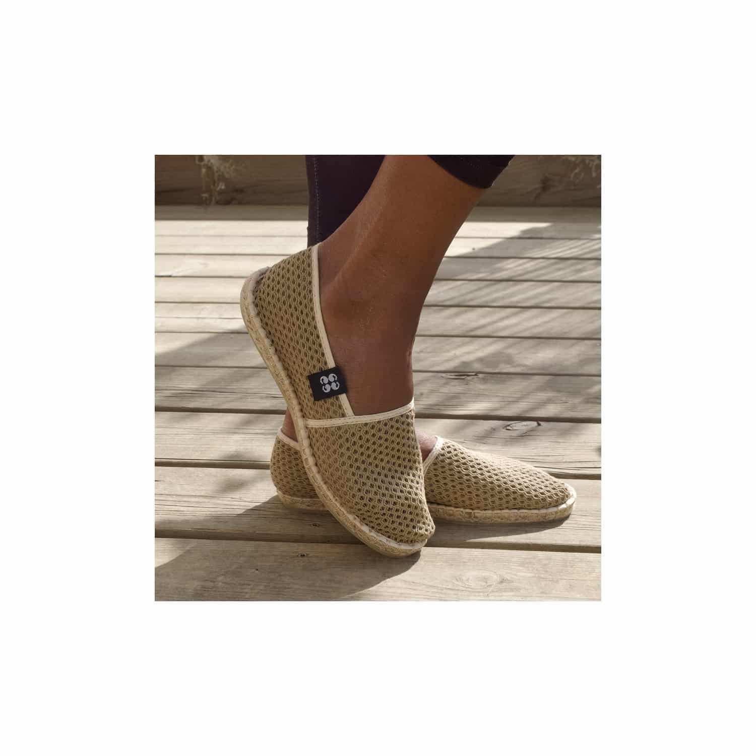 Striped espadrilles ART OF SOULE Brown
