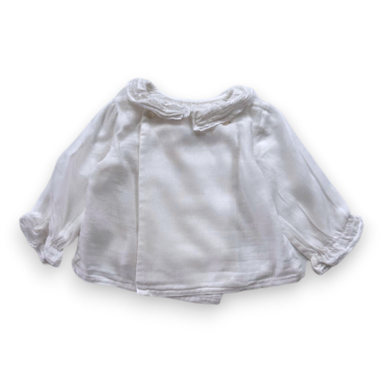 White baby blouse - 3 months BONPOINT - Seconde Main White