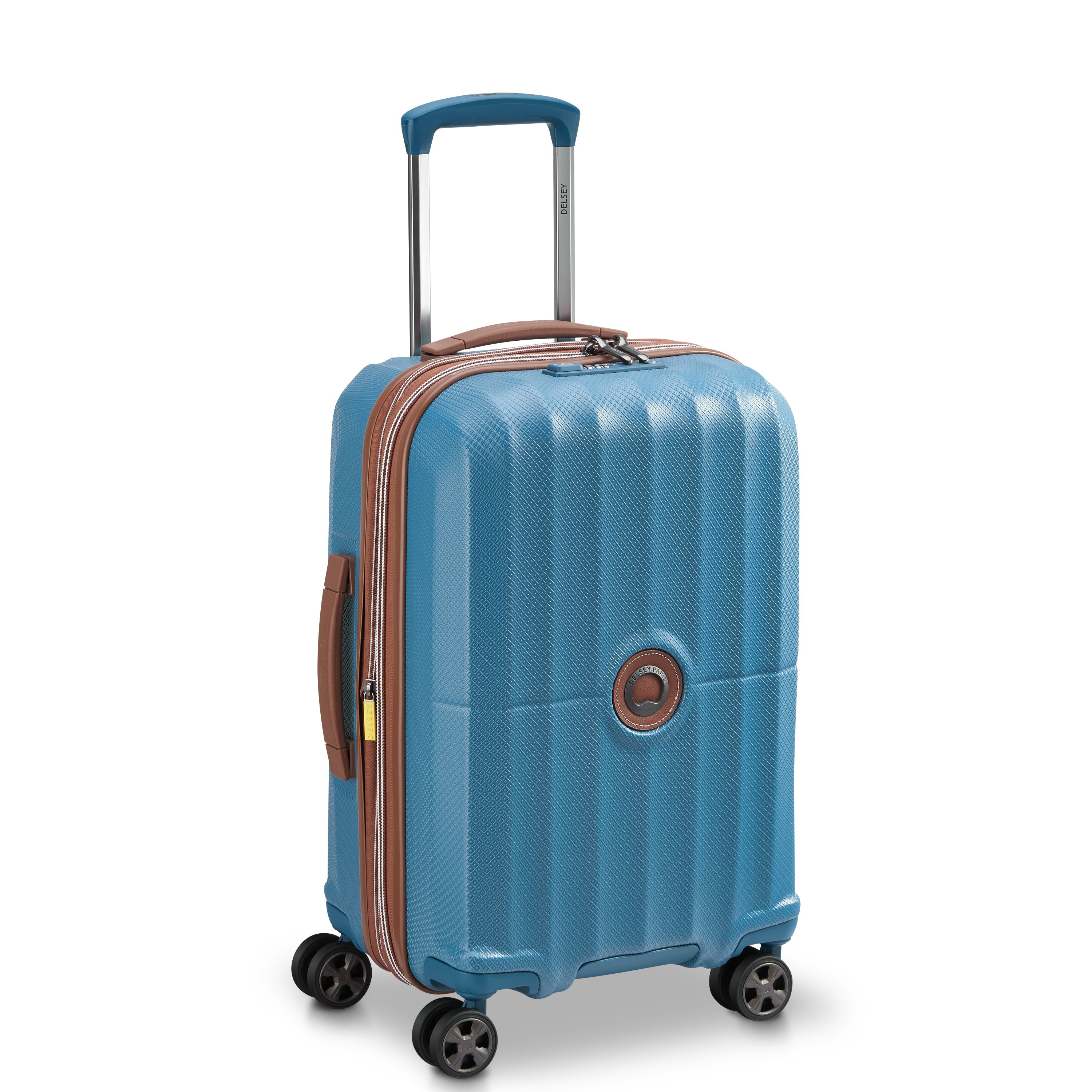 Rigid cabin suitcase DELSEY PARIS Blue