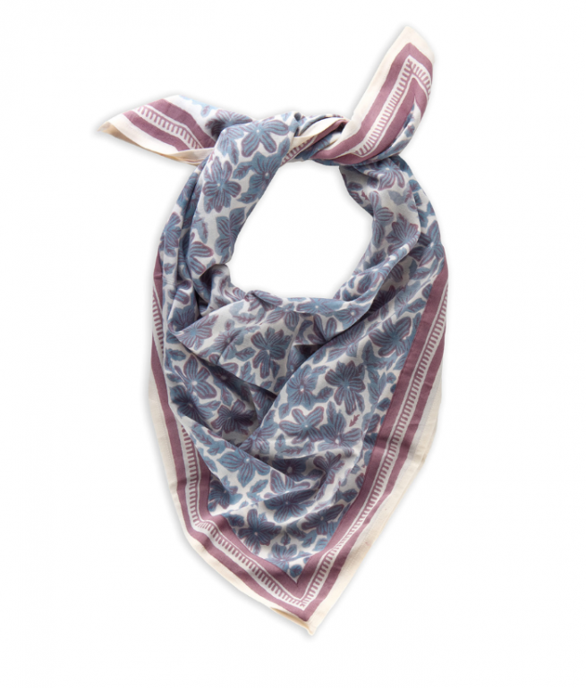 Foulard adulte BINDI ATELIER Bleu