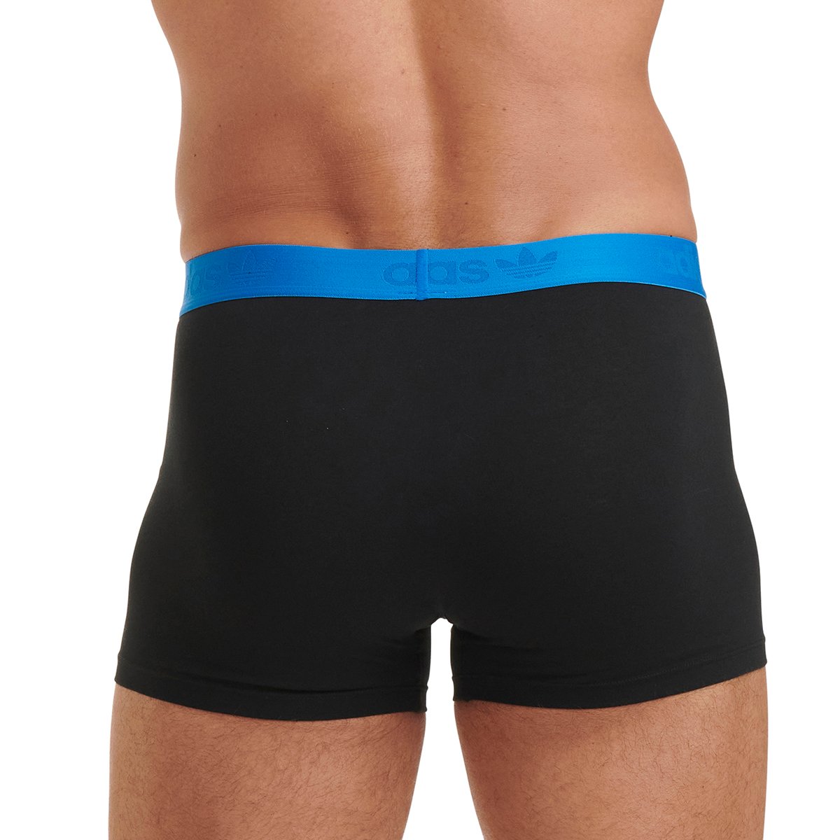 Boxer shorts, pack of 2, printed comfy cotton ADIDAS UNDERWEAR Black