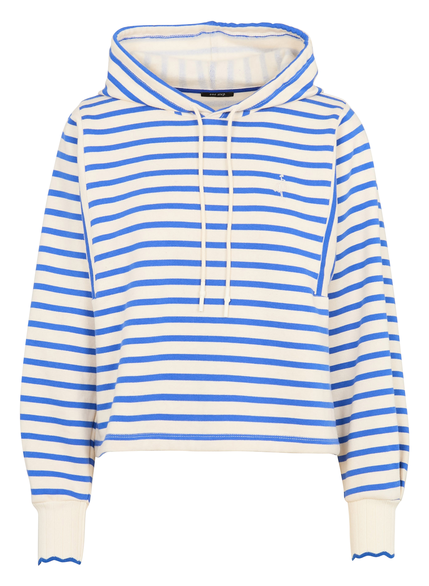 Sweat droit en coton ONE STEP Bleu