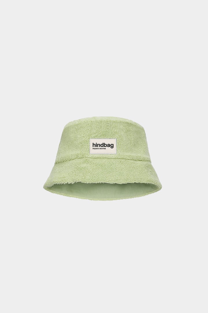 Cotton bucket hat HINDBAG Green