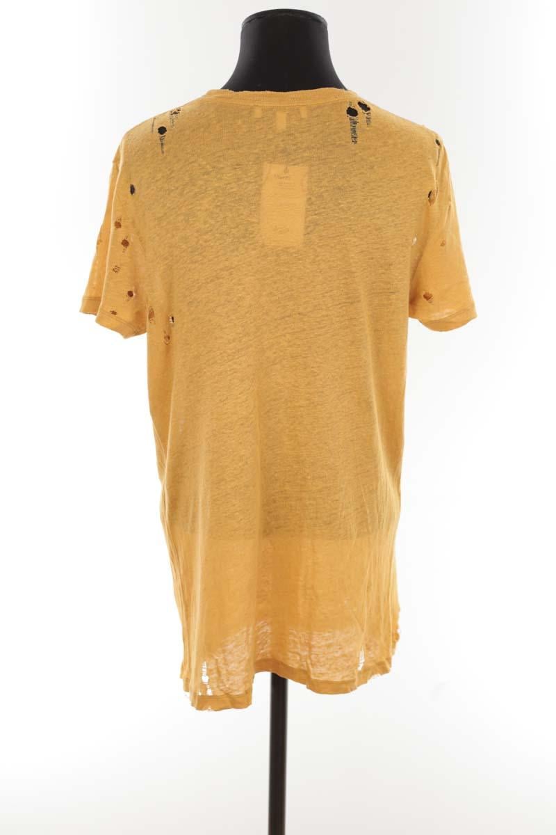 Linen T-shirt IRO - Seconde Main Yellow