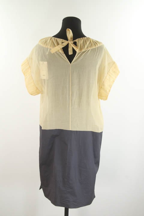 Cotton dress SONIA RYKIEL - Seconde Main Yellow