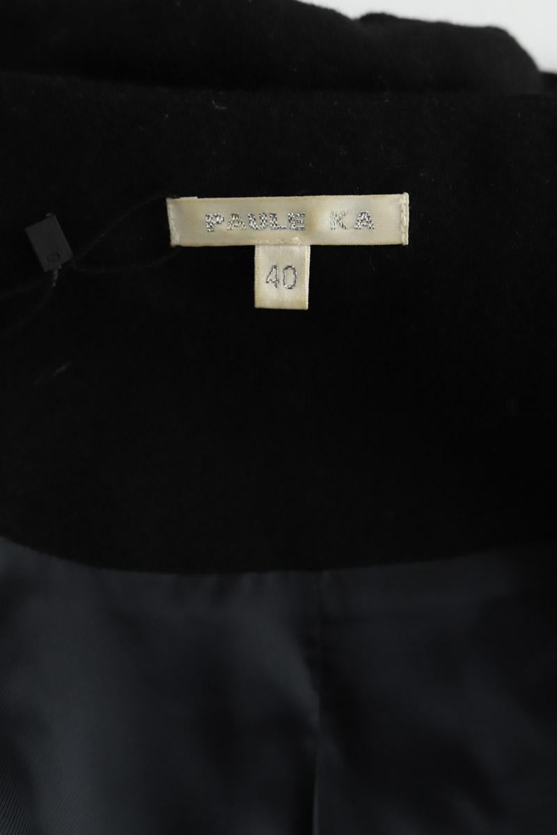 Voile and crochet dress PAULE KA - Seconde main Black