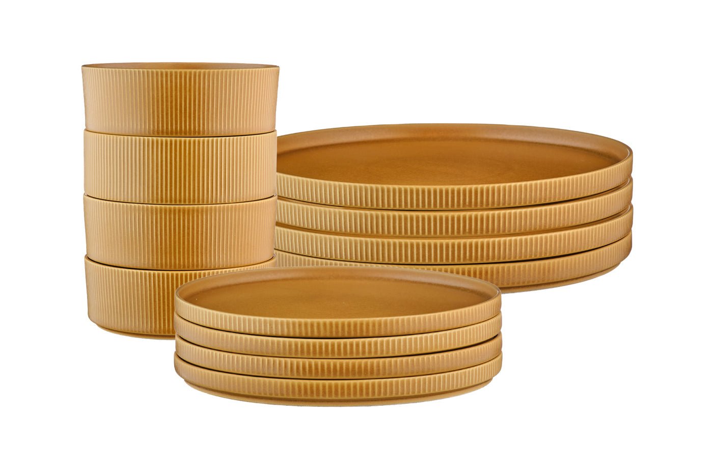 Scandi Essentials Set - 12 pieces - Ochre BJORN Yellow