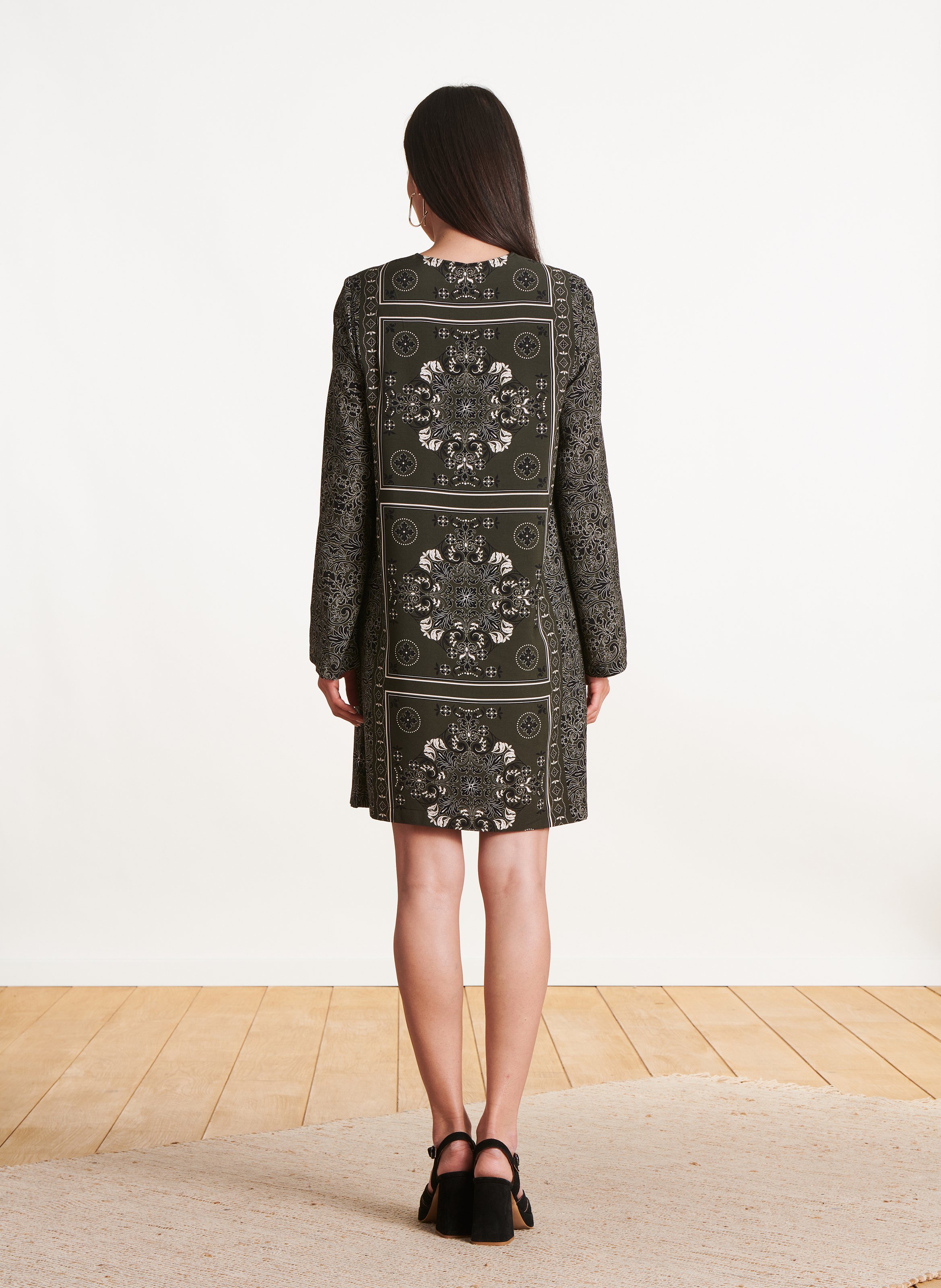 Birmane printed dress LA FEE MARABOUTEE Green