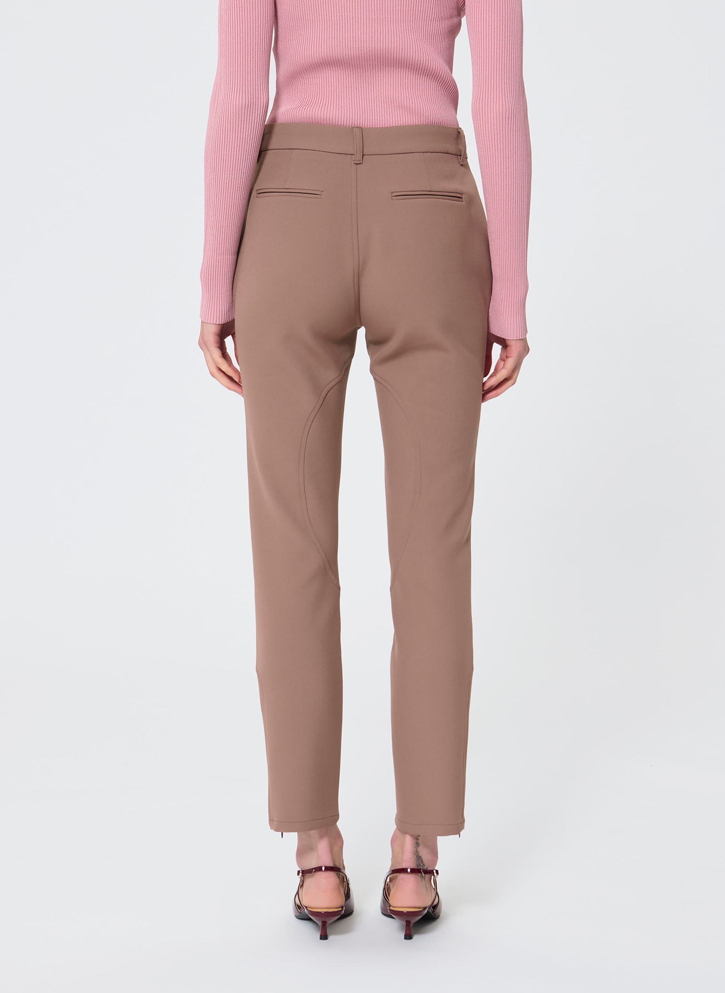 Bandplooibroek TARA JARMON Beige